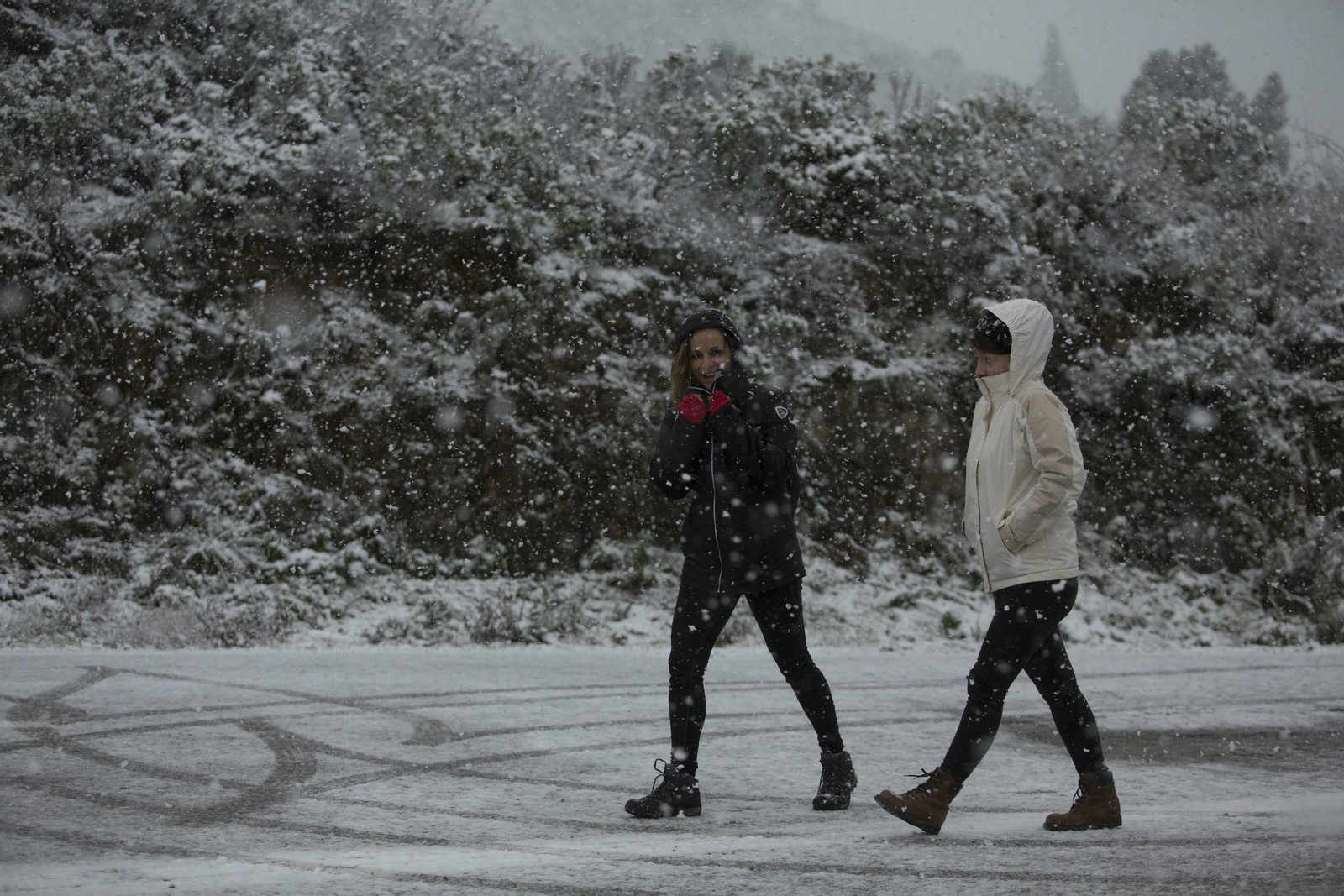 Fotos de la nieve en Ronda