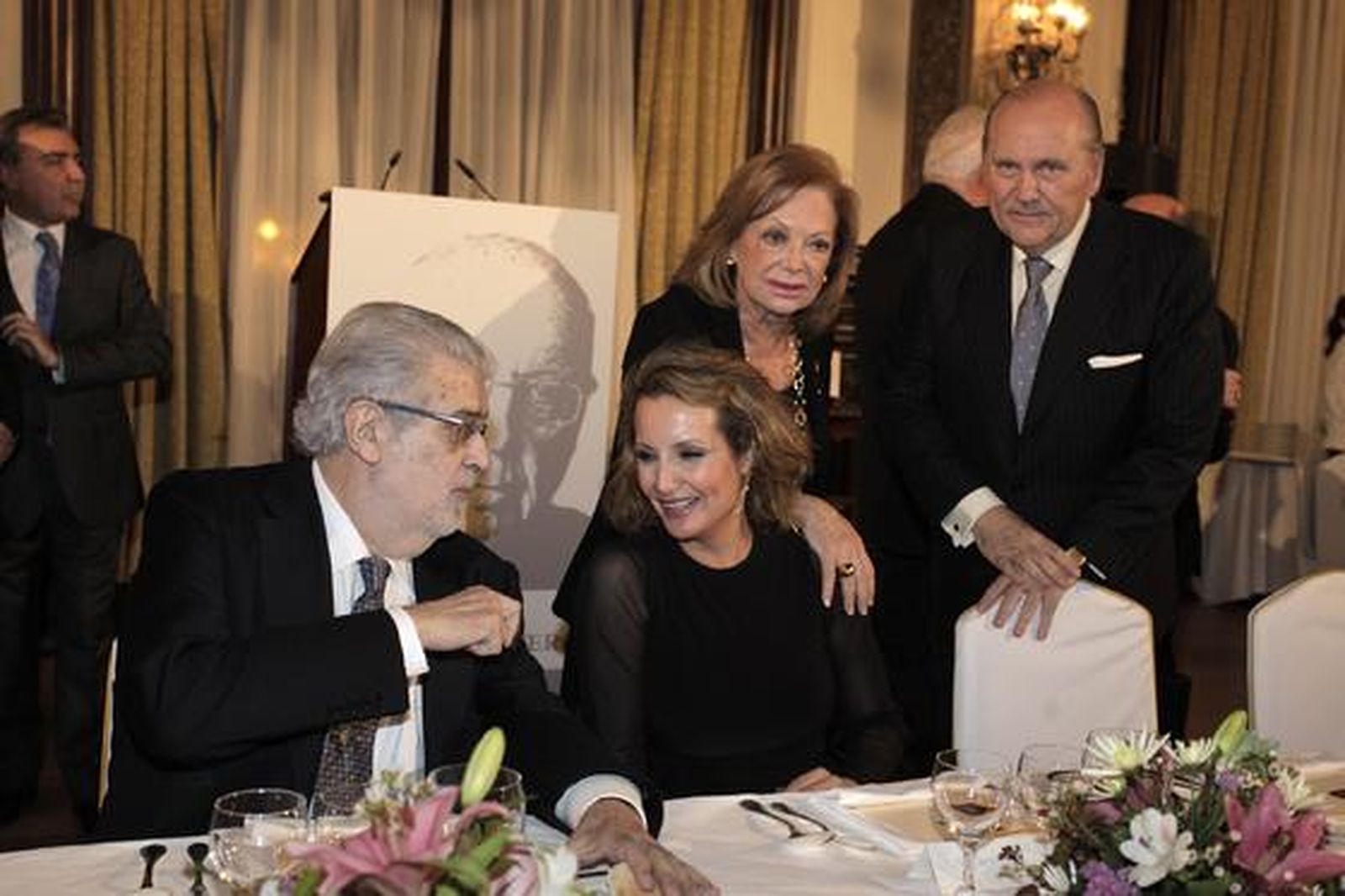 José Manuel Lara, Marita Rufino, Amparo Rubiales y José Moya. / Reportaje gráfico: Antonio Pizarro / Juan Carlos Muñoz / Juan Carlos Vázquez