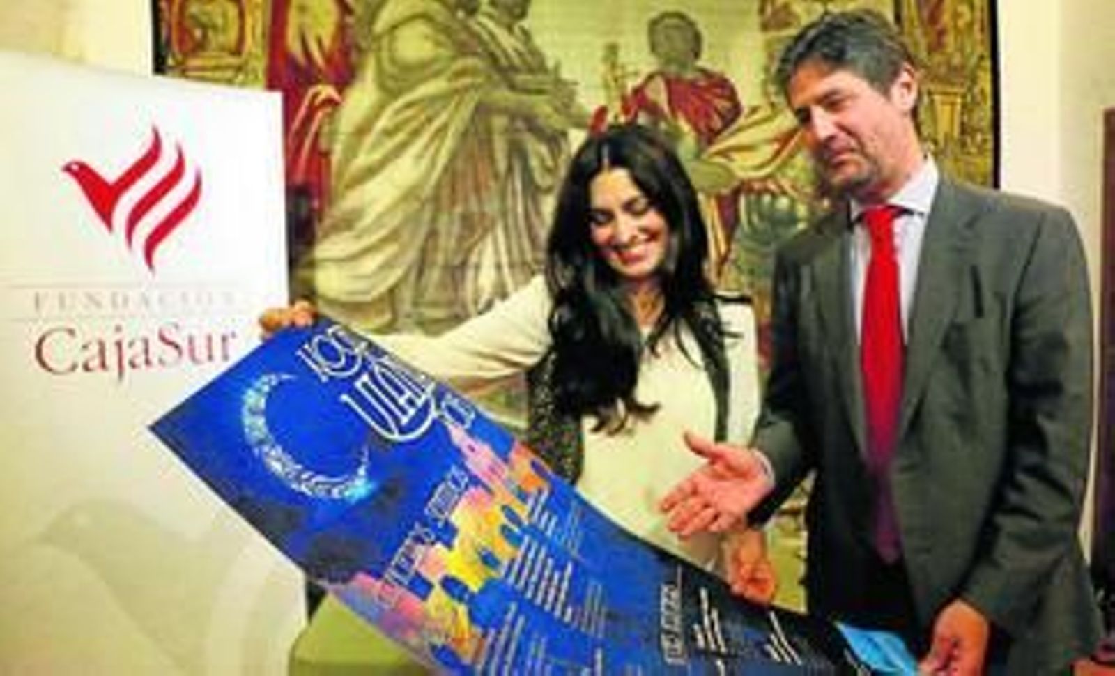 Susana Córdoba y Ángel Cañadilla, ayer.