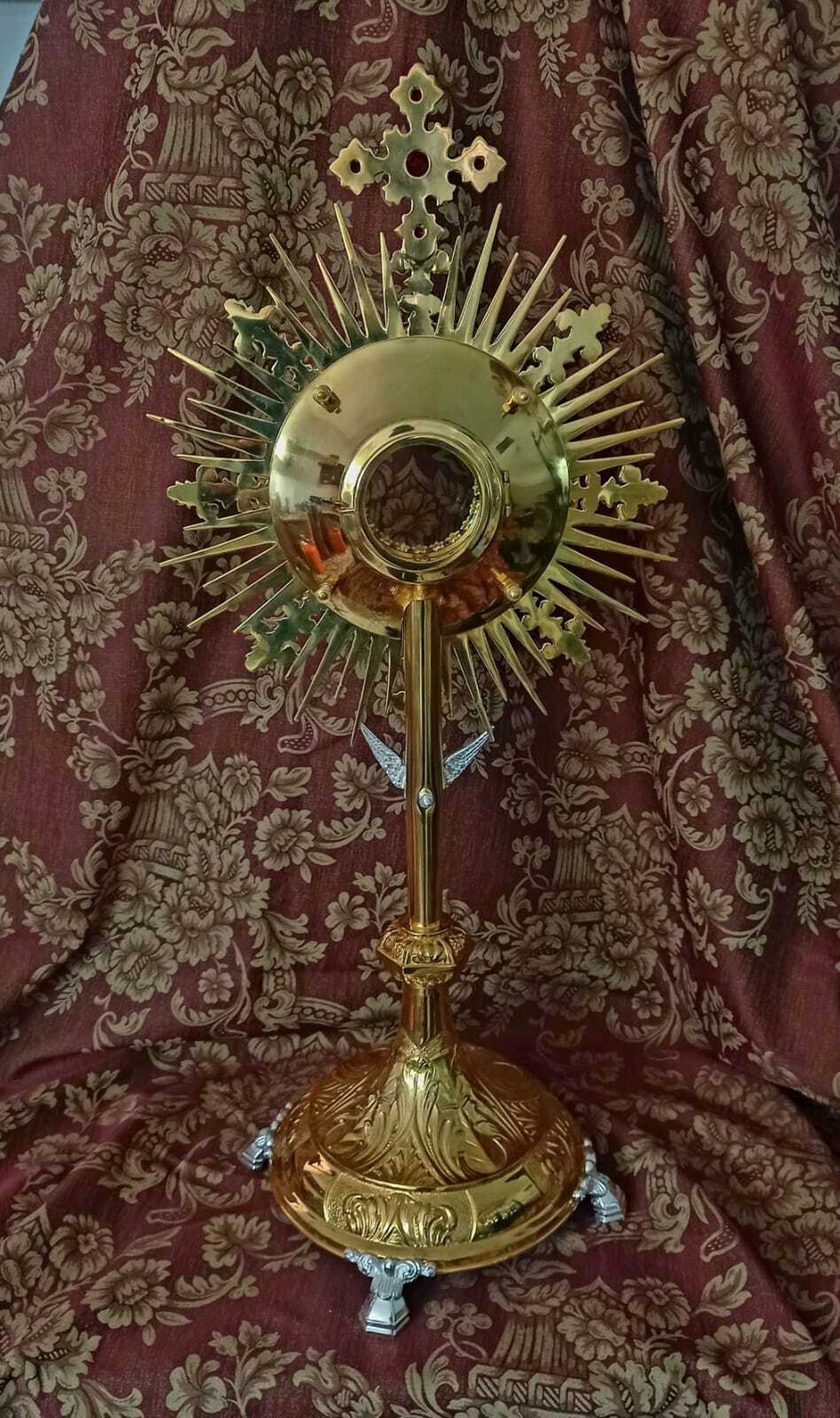 Parte trasera de la Custodia