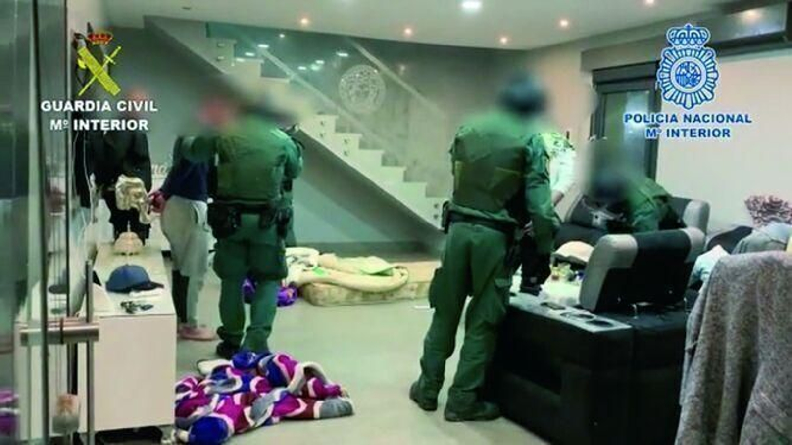 Un instante de la Operación Caniche, que acabó con el clan de los Pantoja.