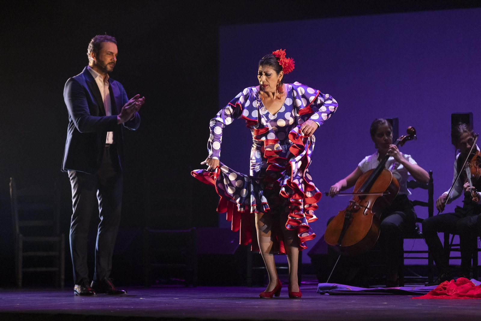 Manuela Carrasco en la Bienal de Sevilla