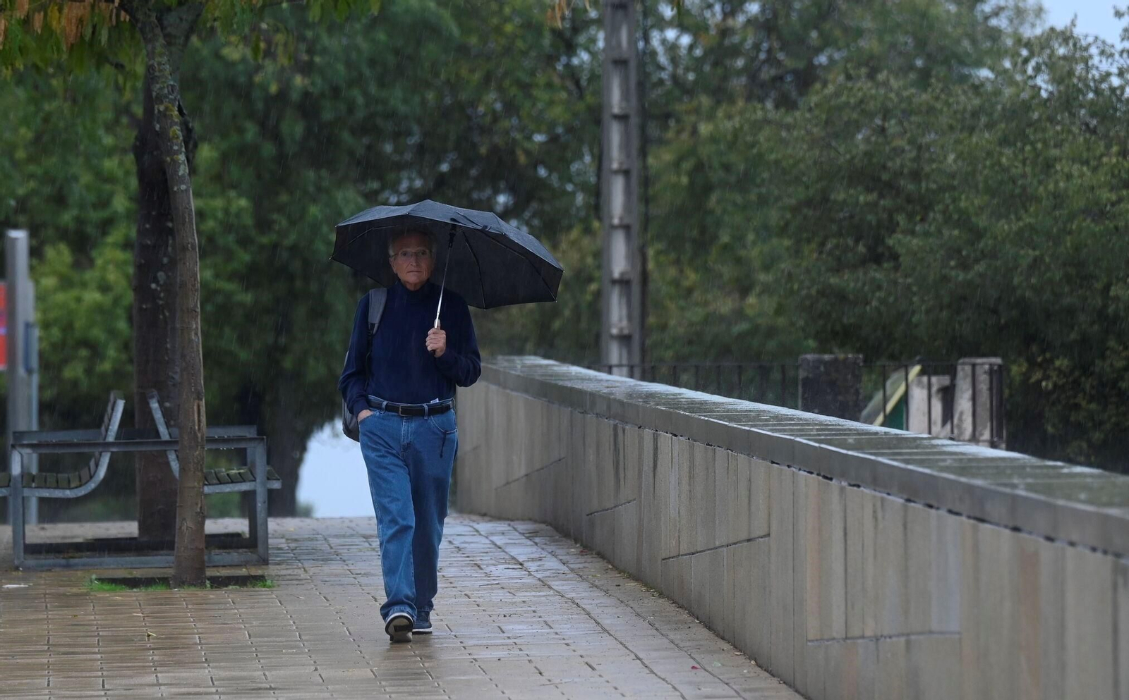 El paso de la borrasca Claudia por Córdoba en imágenes