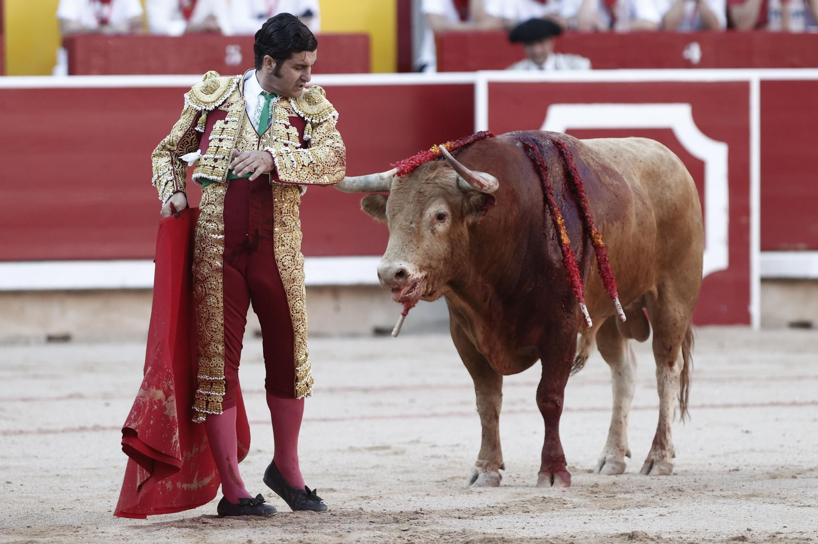 Las imágenes de la Puerta Grande en Pamplona