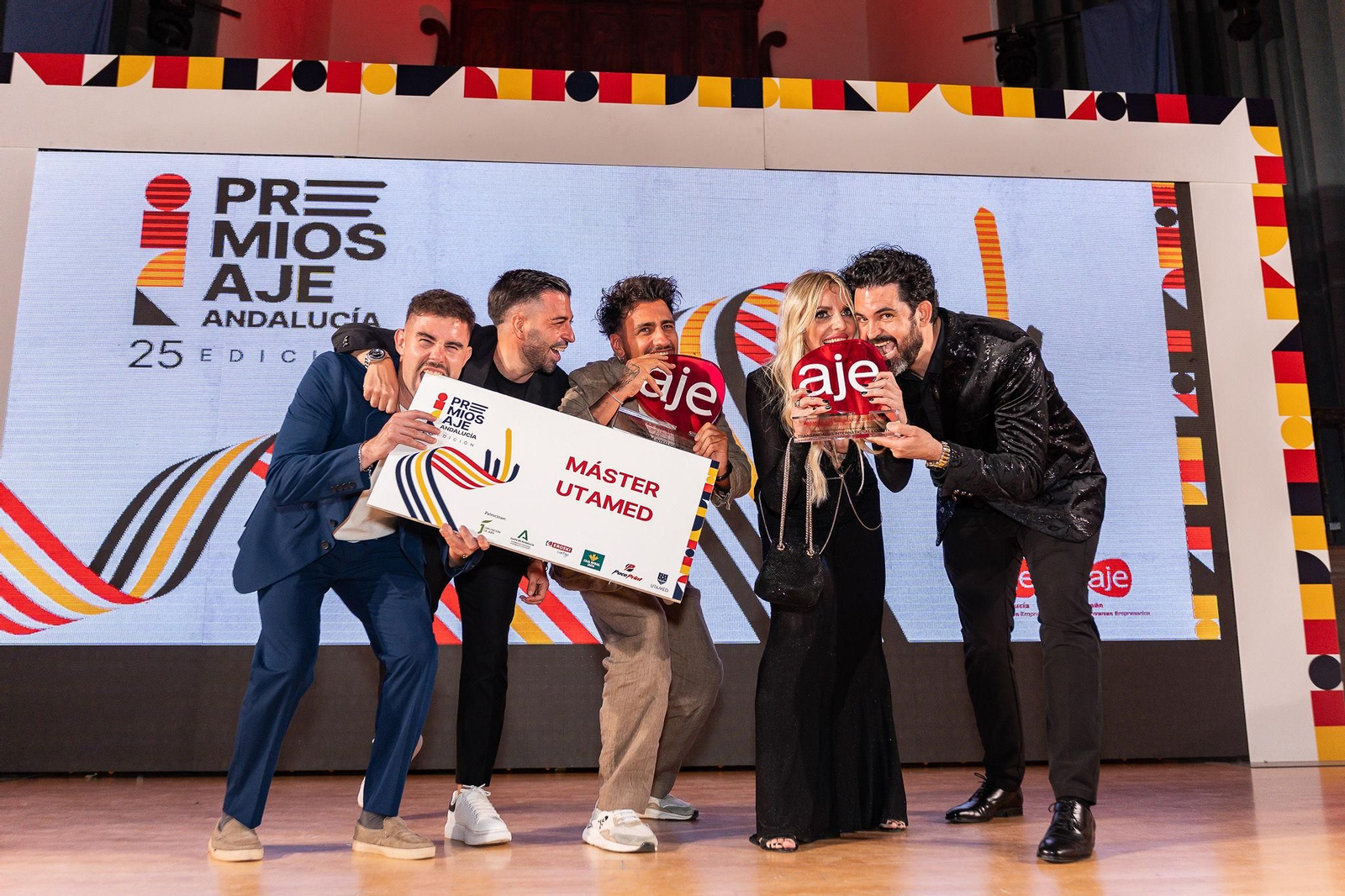 Así fue la mágica noche de entrega de los Premios AJE Andalucía, en imágenes