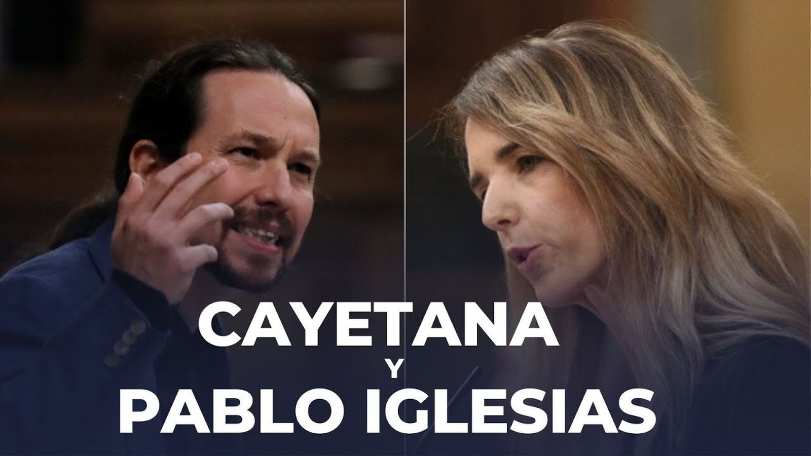 Pablo Iglesias y Cayetana Álvarez de Toledo