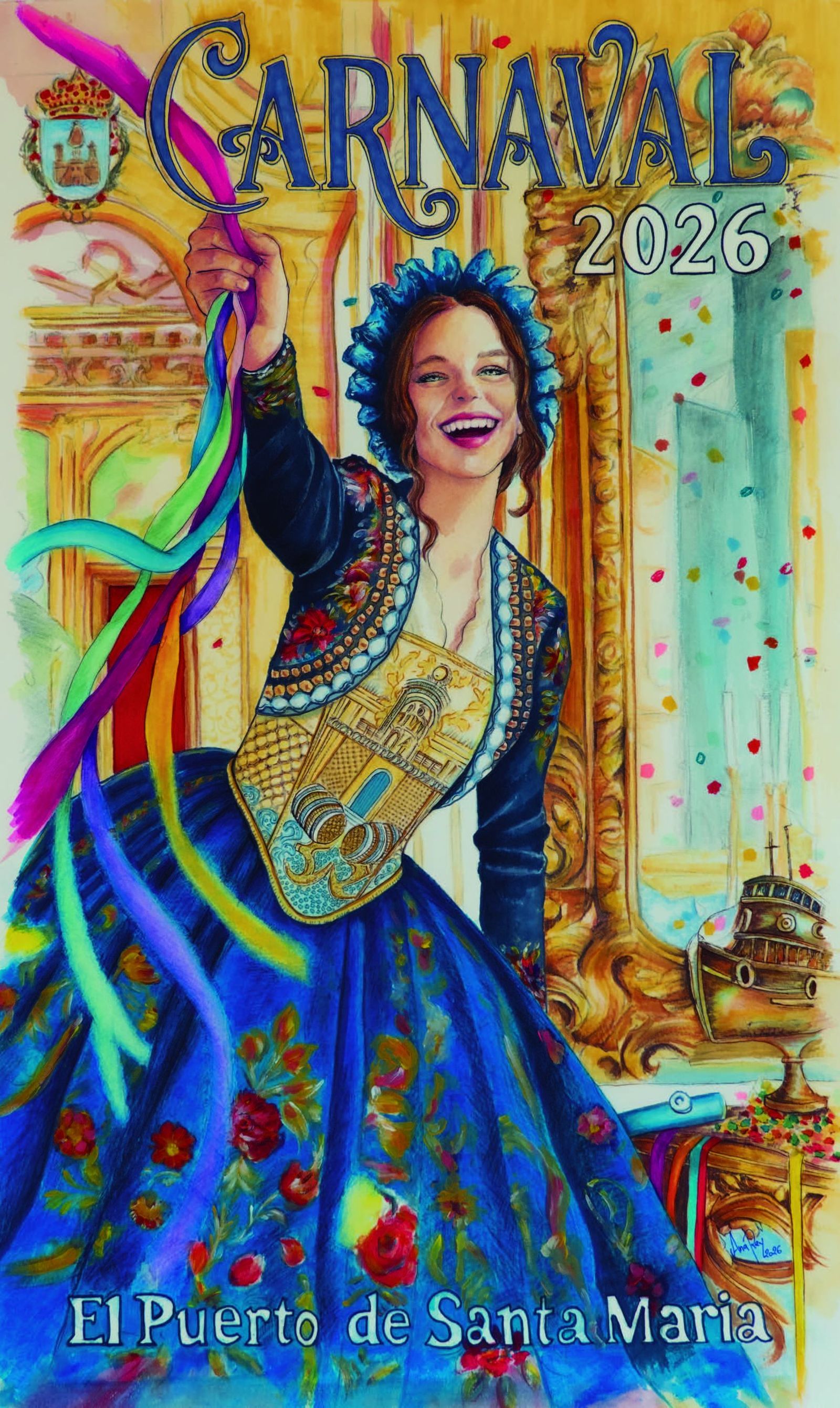 Este es el cartel anunciador del Carnaval.