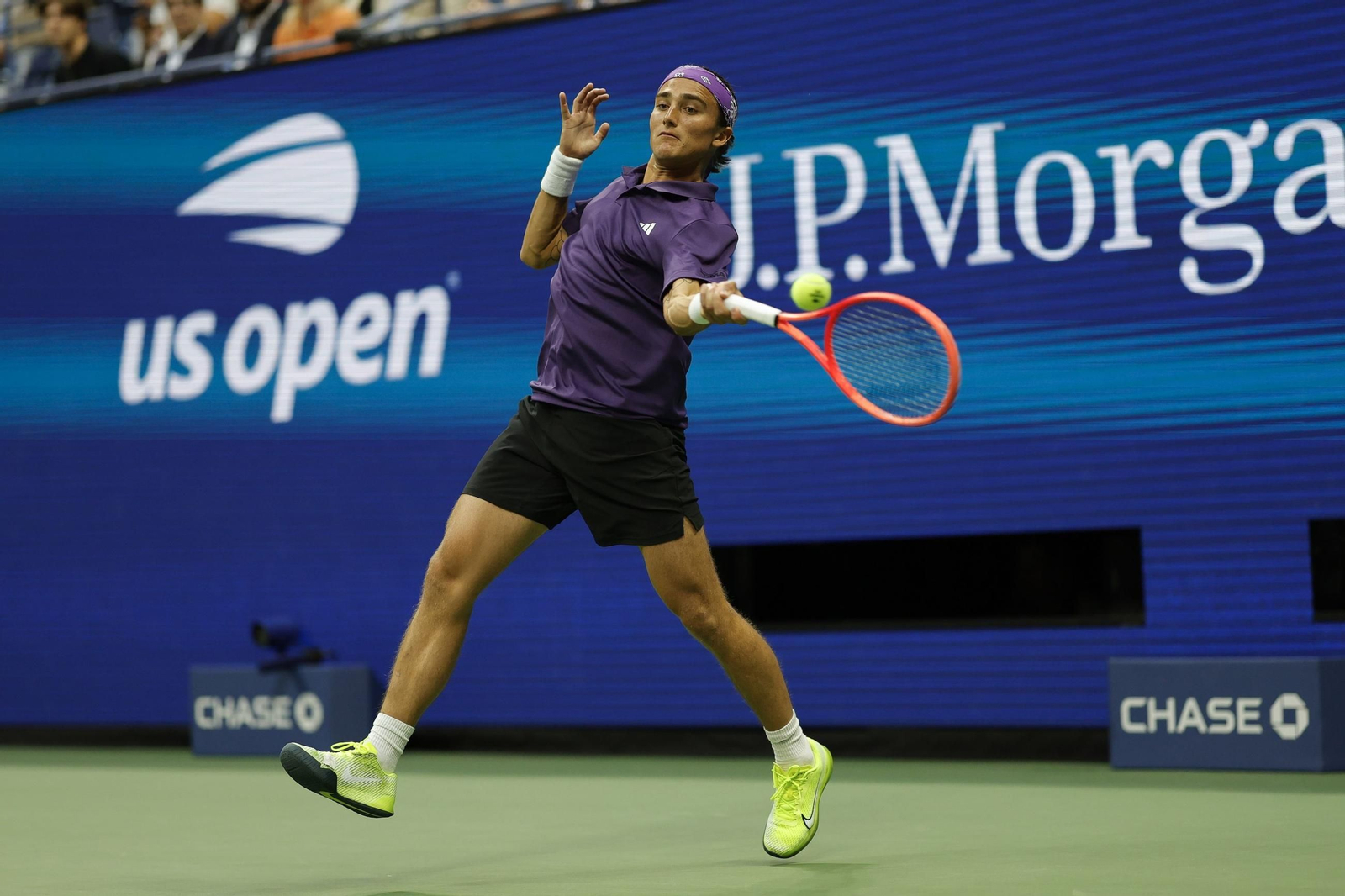 Las fotos del demoledor Alcaraz en la segunda ronda del US Open