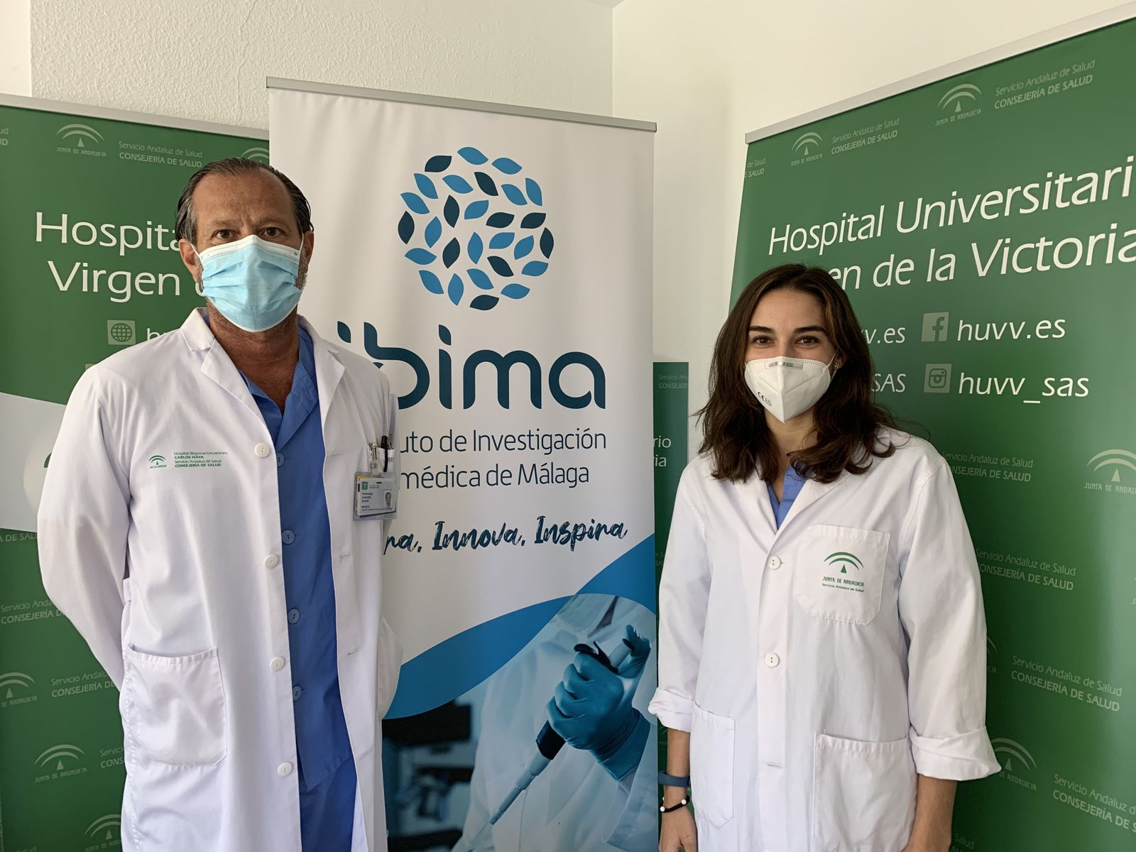 Fernando Cabrera y Isabel Molina Ramos.