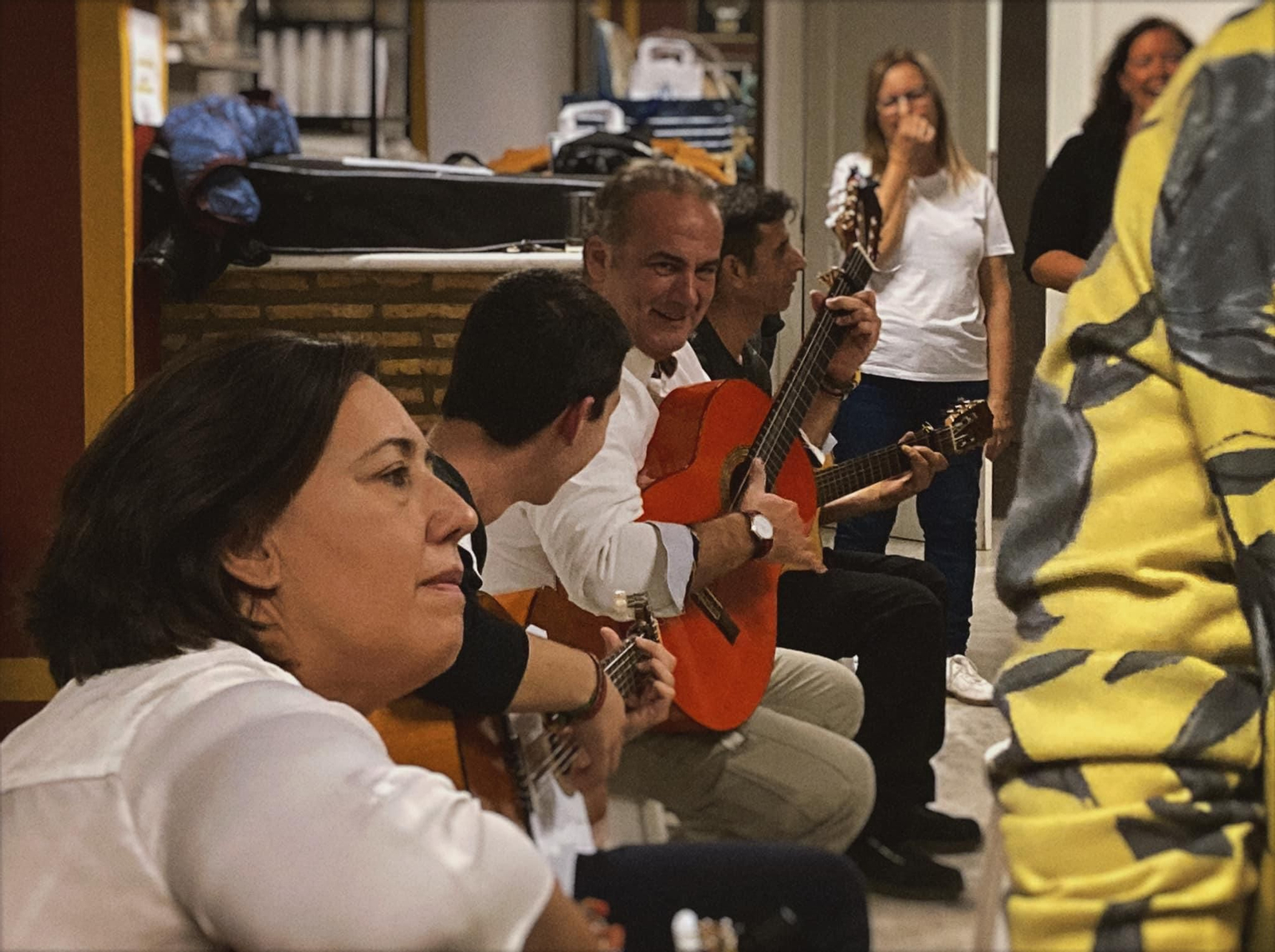 David Carrasco Camacho, director del coro de la Hermandad de Emigrantes.