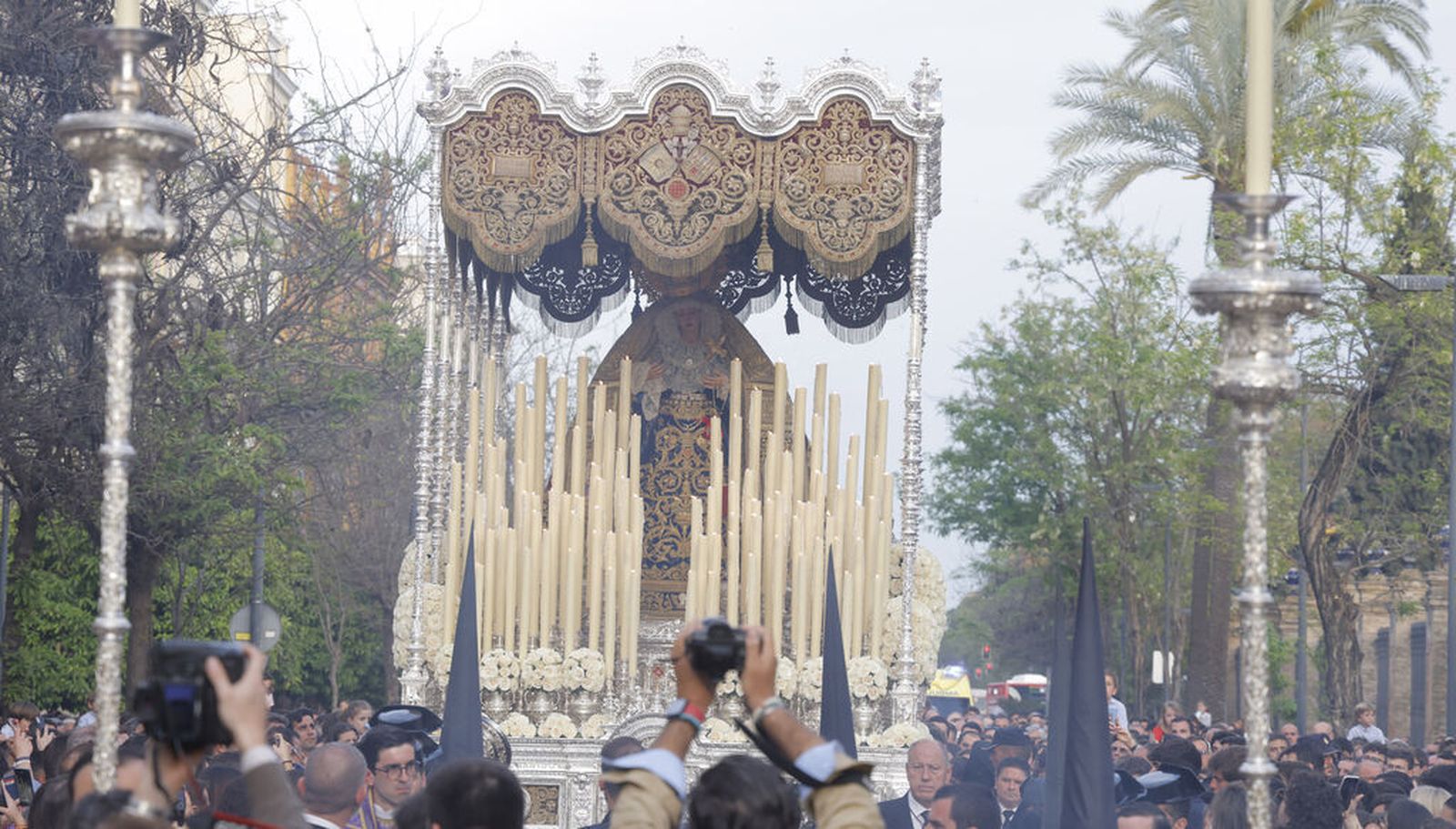 La Virgen de la Angustia la tarde del Martes Santo