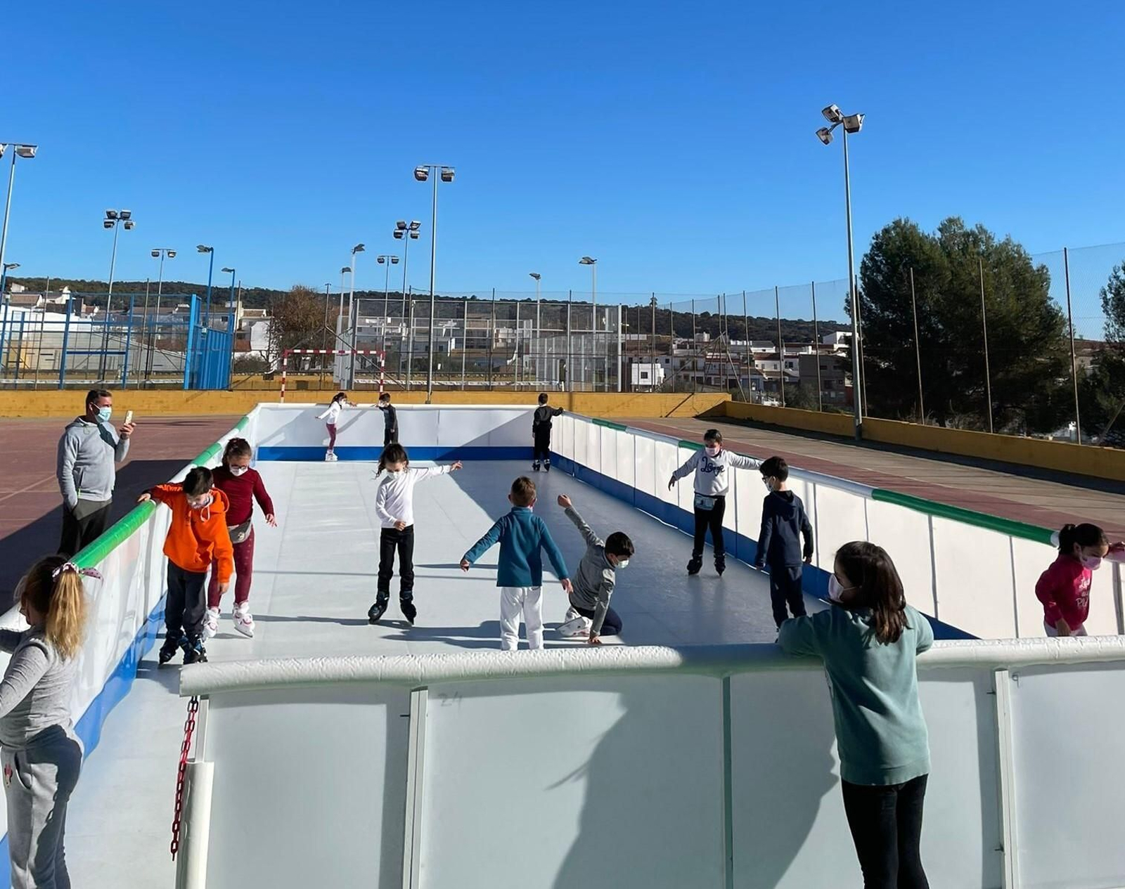 Pista de hielo de Hornachuelos.