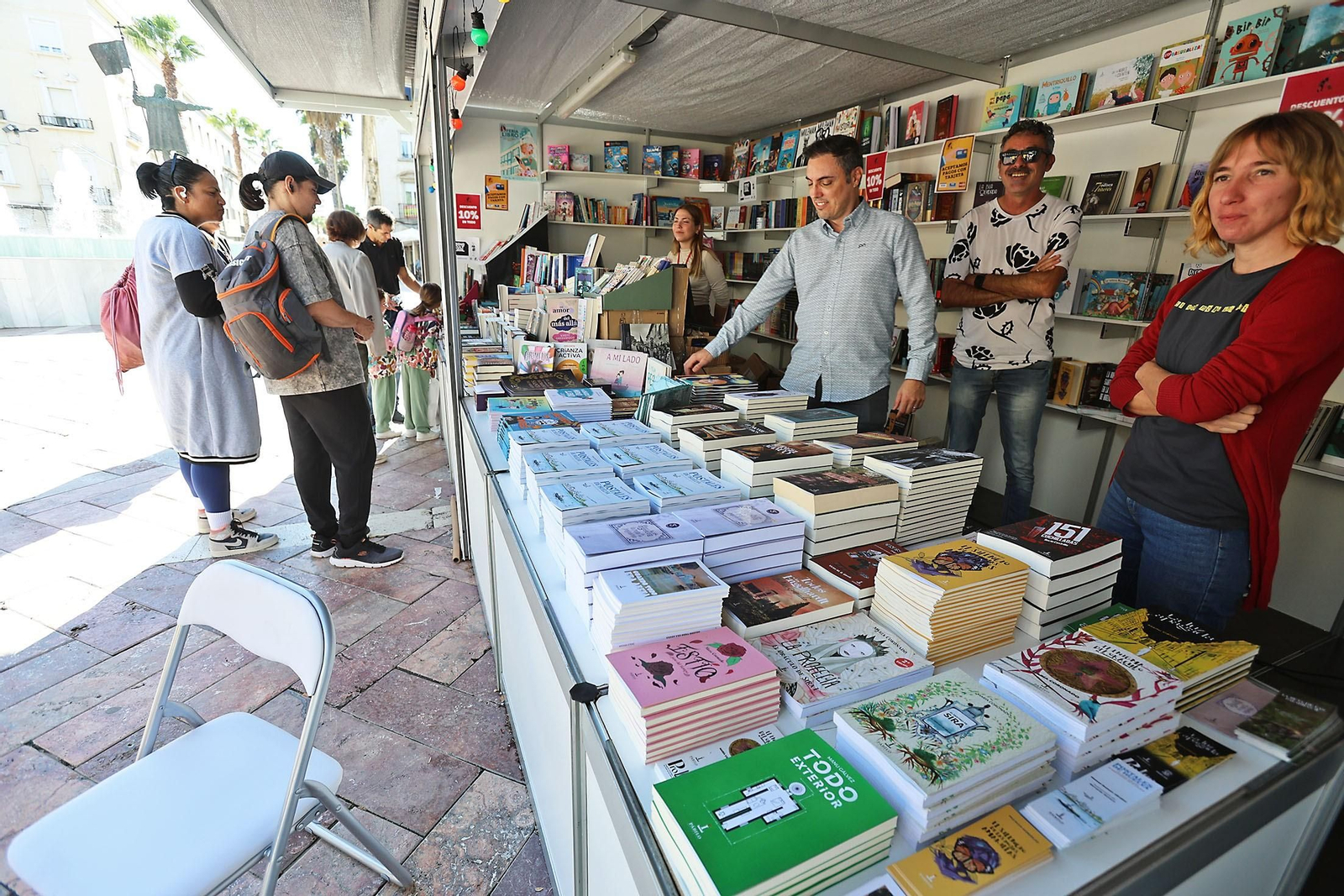 Stand de la Feria del libro de 2024.