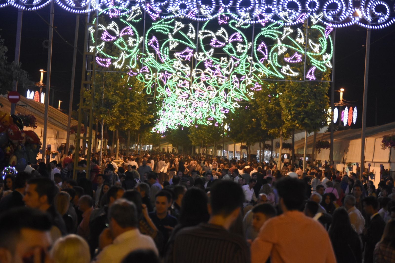 Imágenes de la primera noche de Feria