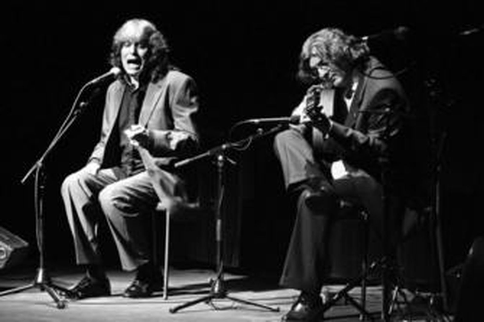 José Mercé con Moraíto, intérpretes destacados de este homenaje.