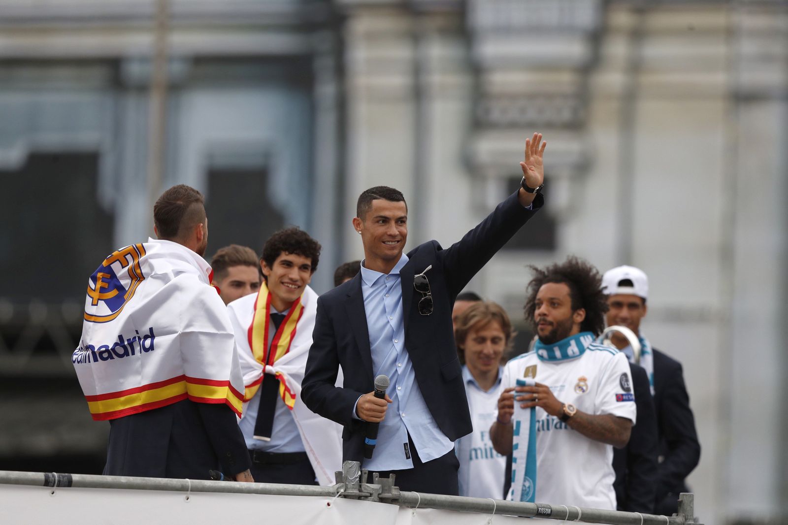 El Real Madrid celebra su decimotercera Champions