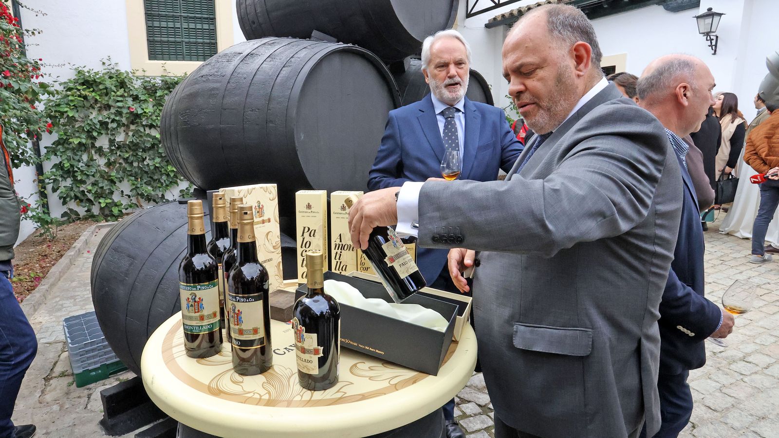 Presentación de los vinos VORS de Cayetano del Pino en Jerez