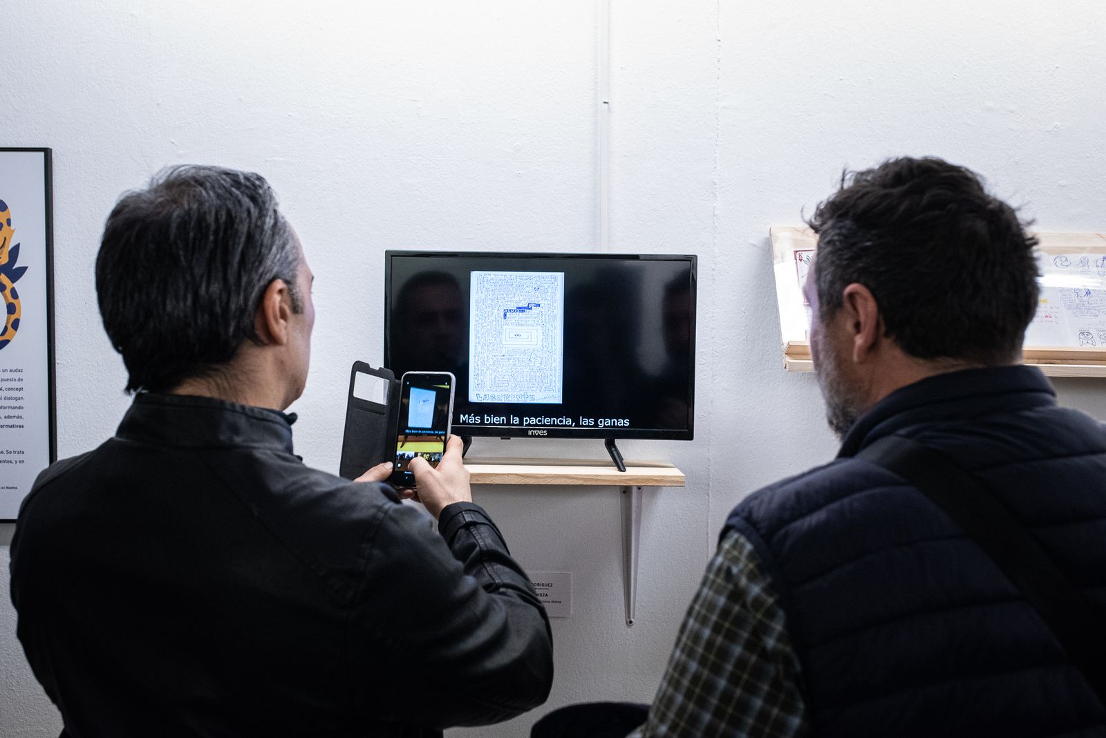 Imágenes de la inauguración de la muestra de Grafistas Onubenses