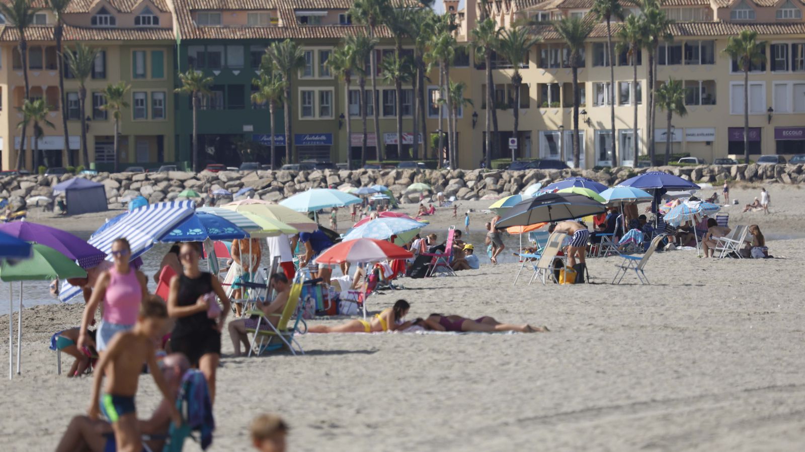 Fotos de un día de playa en Sotogrande