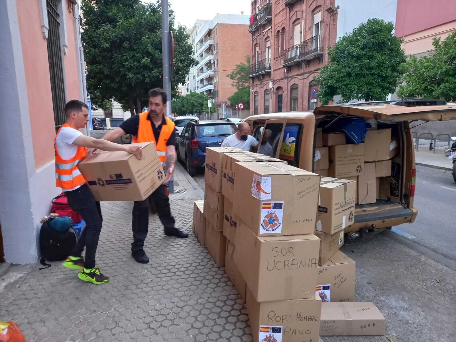 Preparación del convoy, este domingo.