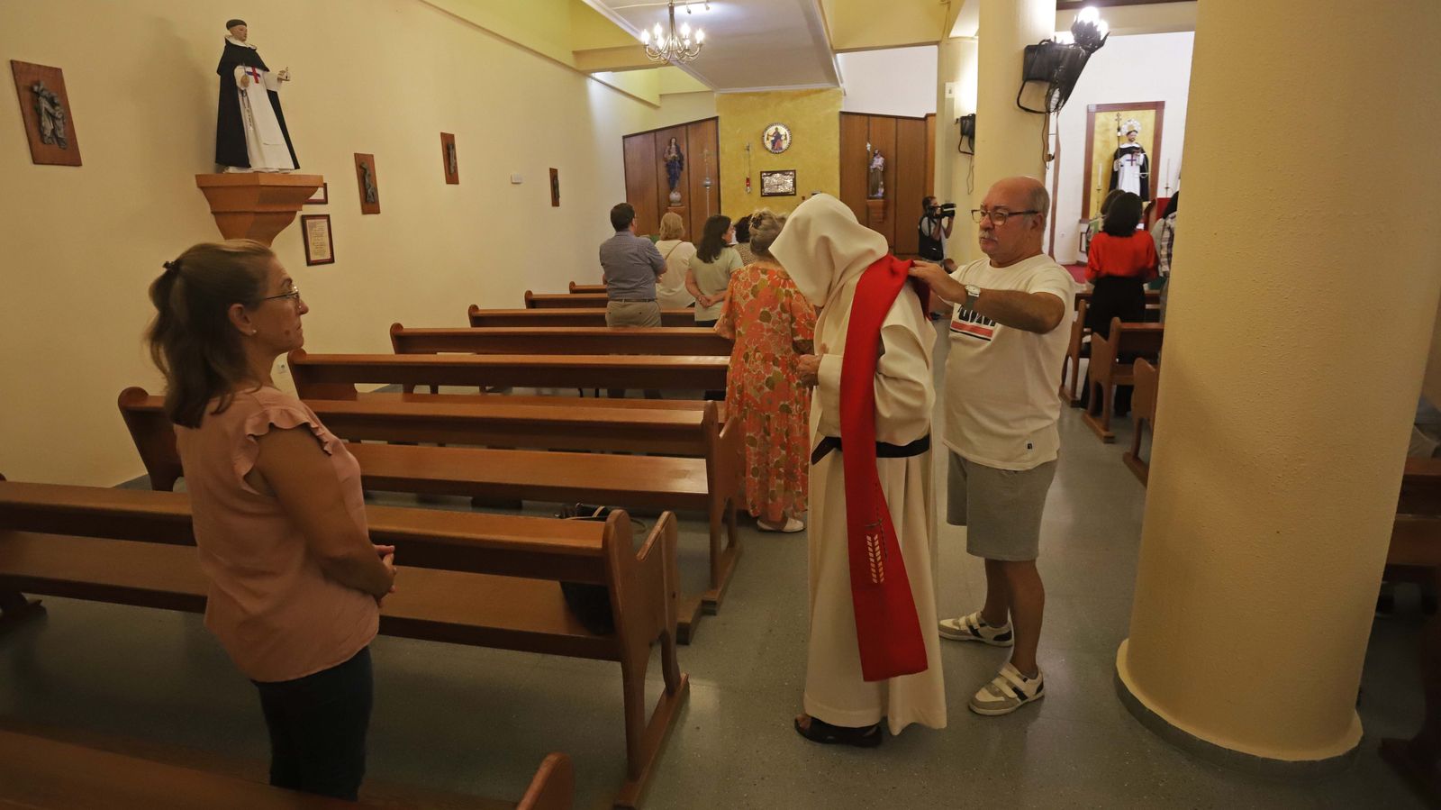 Fotos de la bendición de la nueva Cruz de Lampedusa en Algeciras