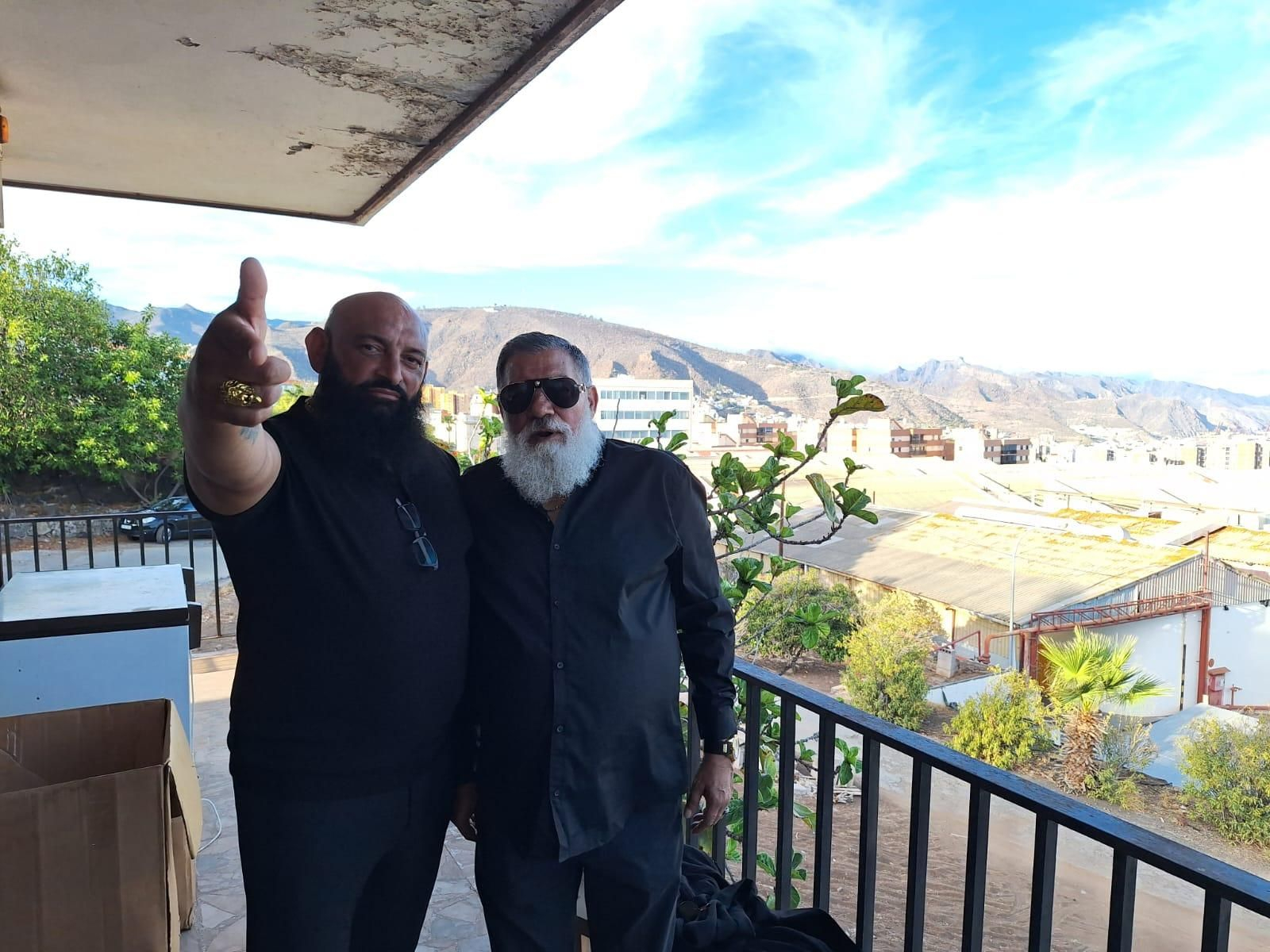 Jesús Rodríguez, alias El Chule, junto a su hermano