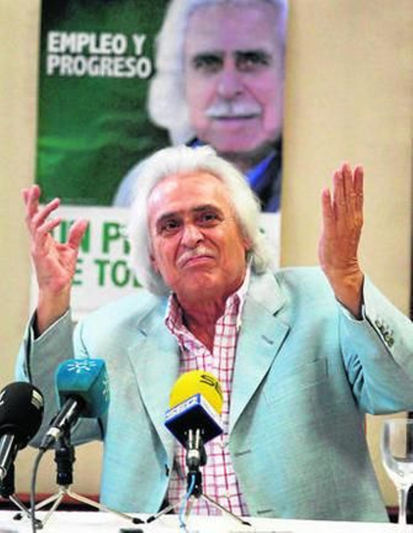 Rafael Gómez, ayer en la sede de Arenal 2000.