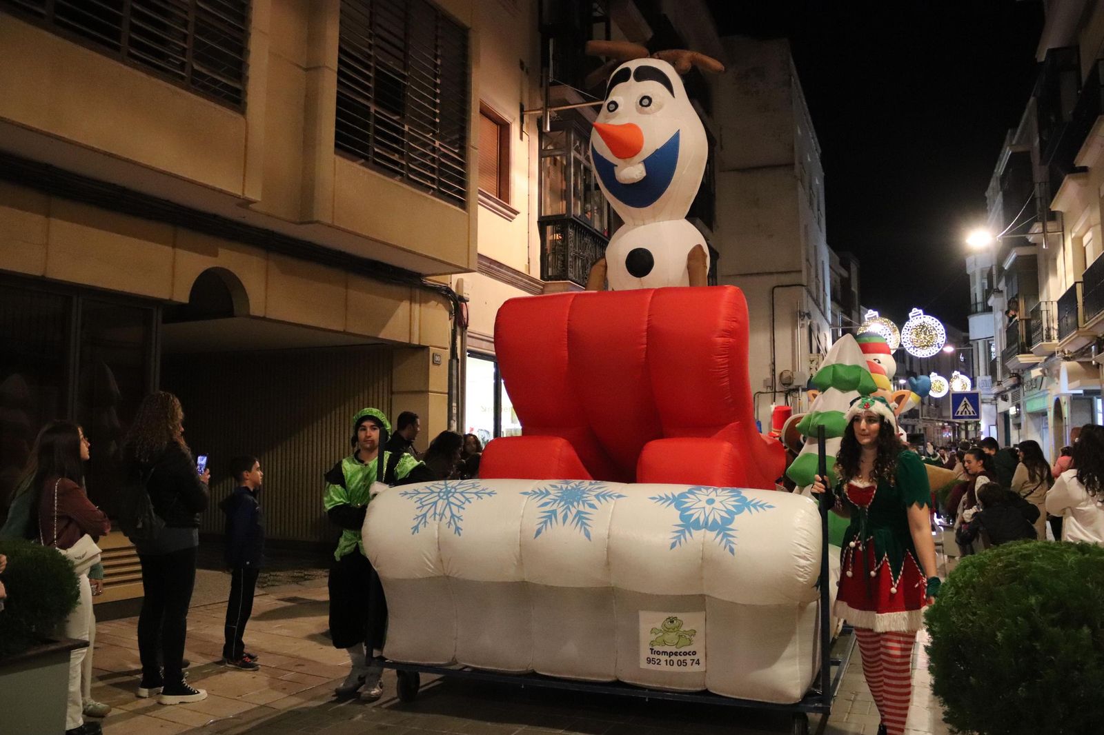 El encendido del alumbrado de Navidad en Montilla