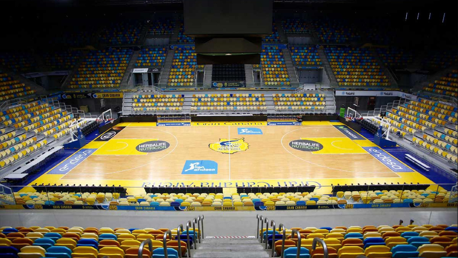 Perspectiva del Gran Canaria Arena. Perspectiva del Gran Canaria Arena.