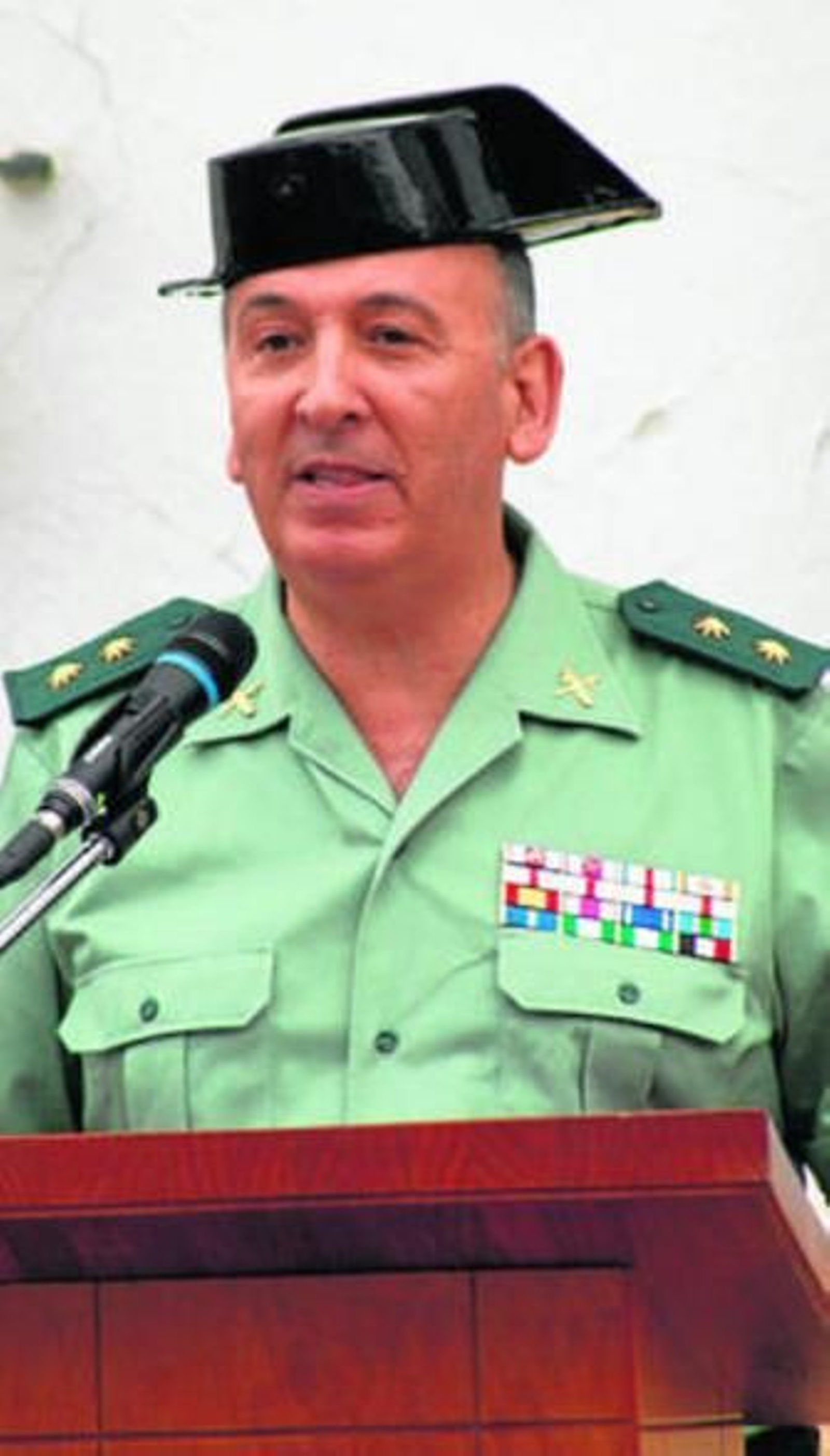 Núñez, el año pasado, en el 50º aniversario de la Casa-Cuartel de Medina.