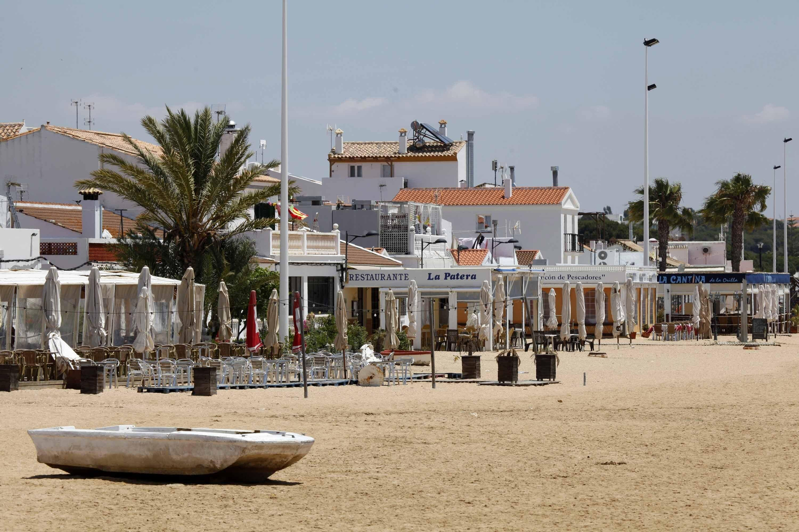Playa de El Rompido, en el municipio cartayero.