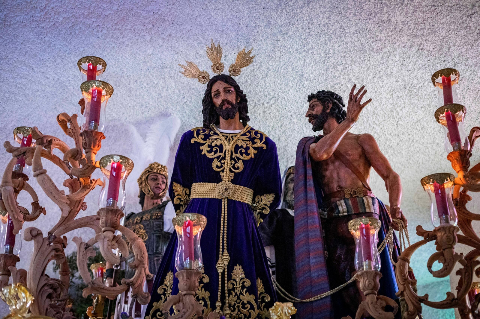 Las imágenes de la Cofradía del Prendimiento este Martes Santo en la Semana Santa de San Fernando 2024