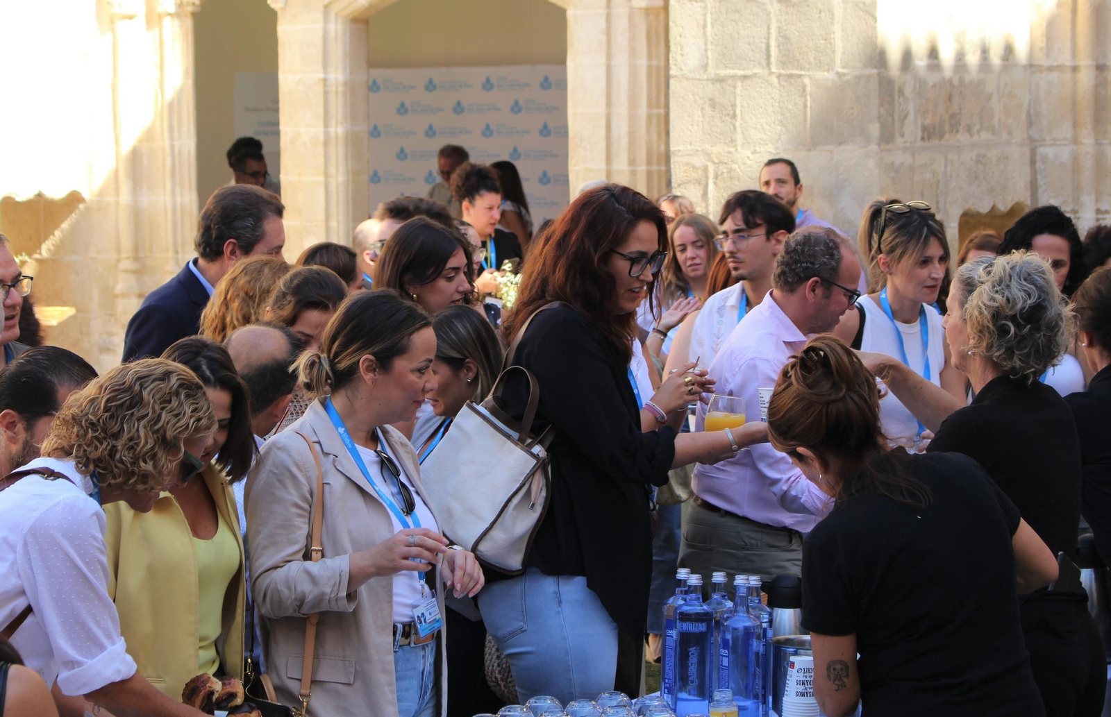 Ambiente en los Claustros.