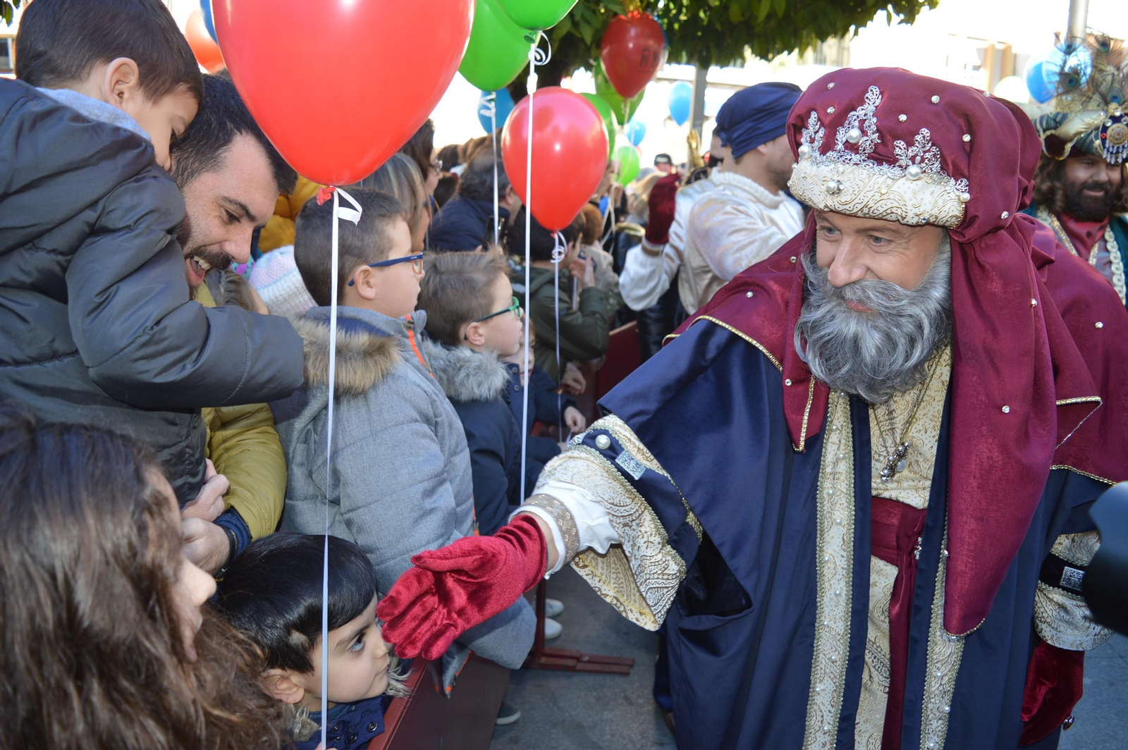 La visita de los Reyes Magos a la provincia