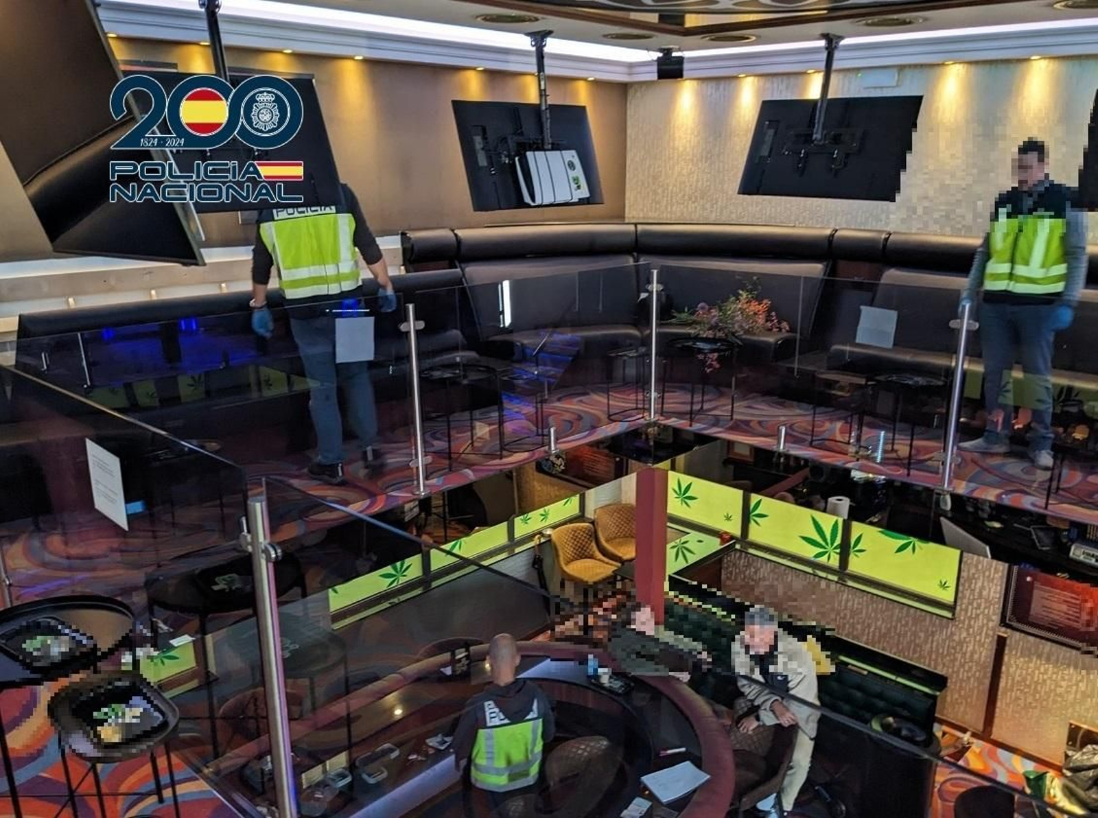 Así era la asociación de fumadores de cannabis desarticulada.