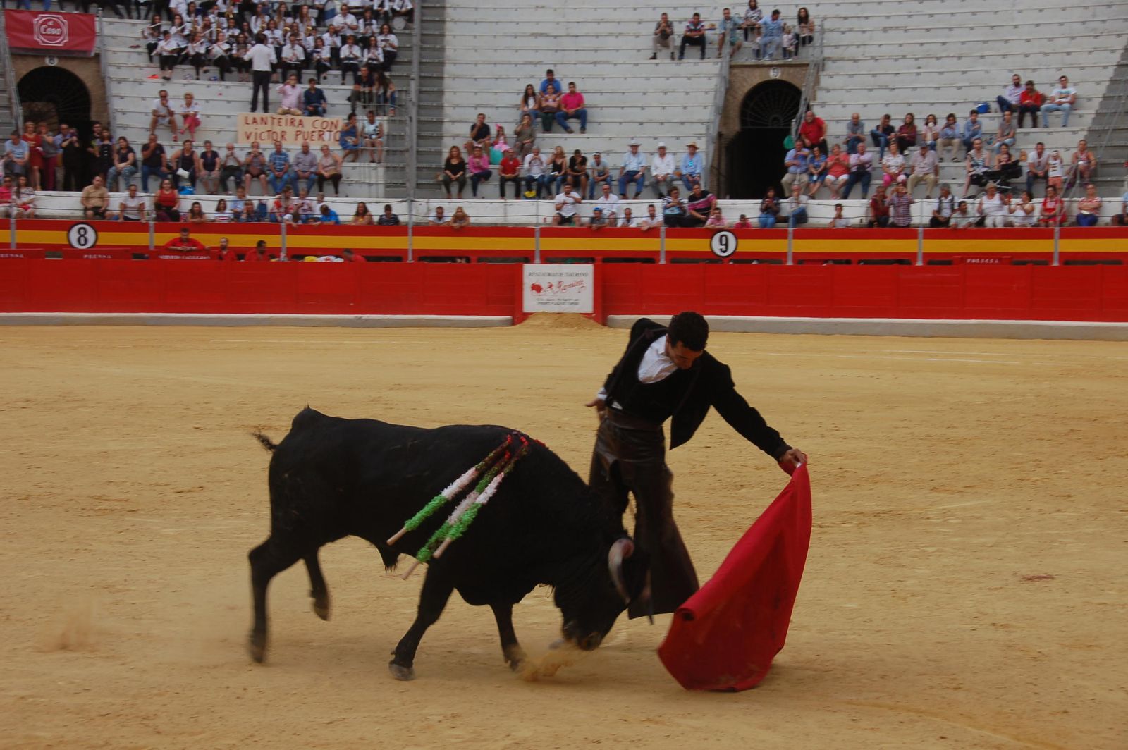Un momento de la jornada taurina.