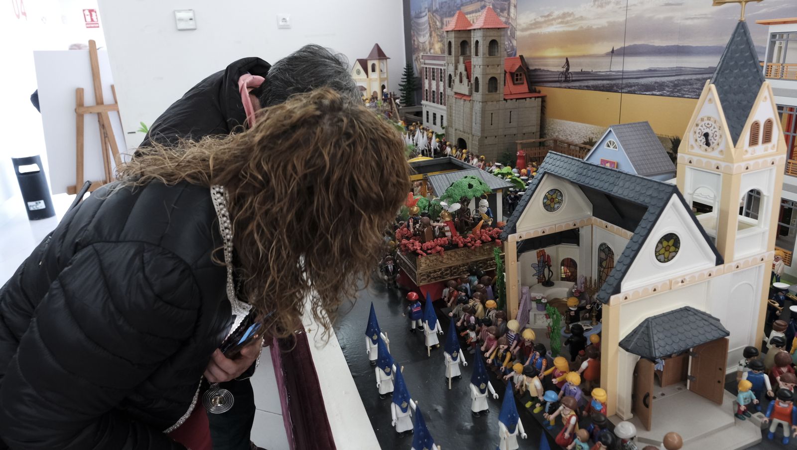 Inauguración de la exposición de playmobil de semana santa de Almería