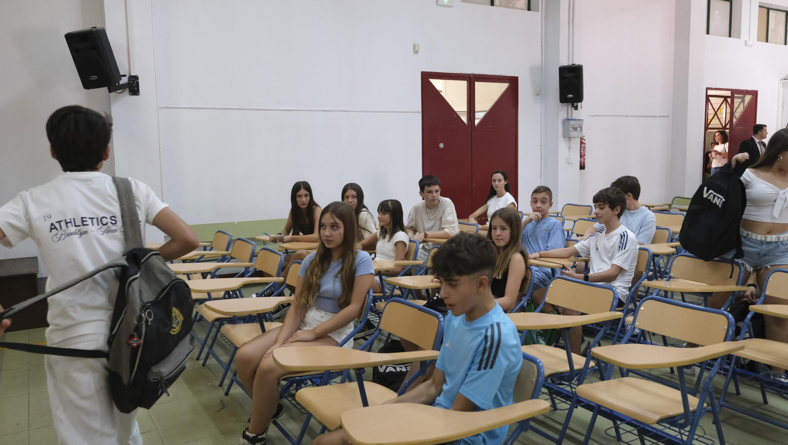 Inicio del curso escolar en el IES Alborán-Manuel Cáliz, en imágenes