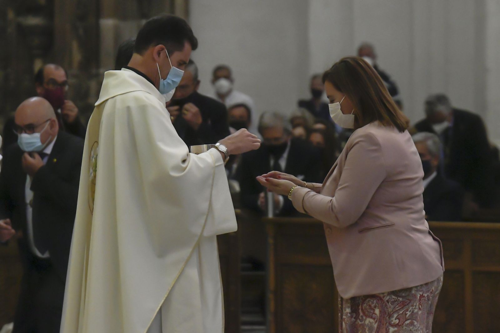 Fotos: la celebración del Corpus Christi 2021 en la Catedral de Granada