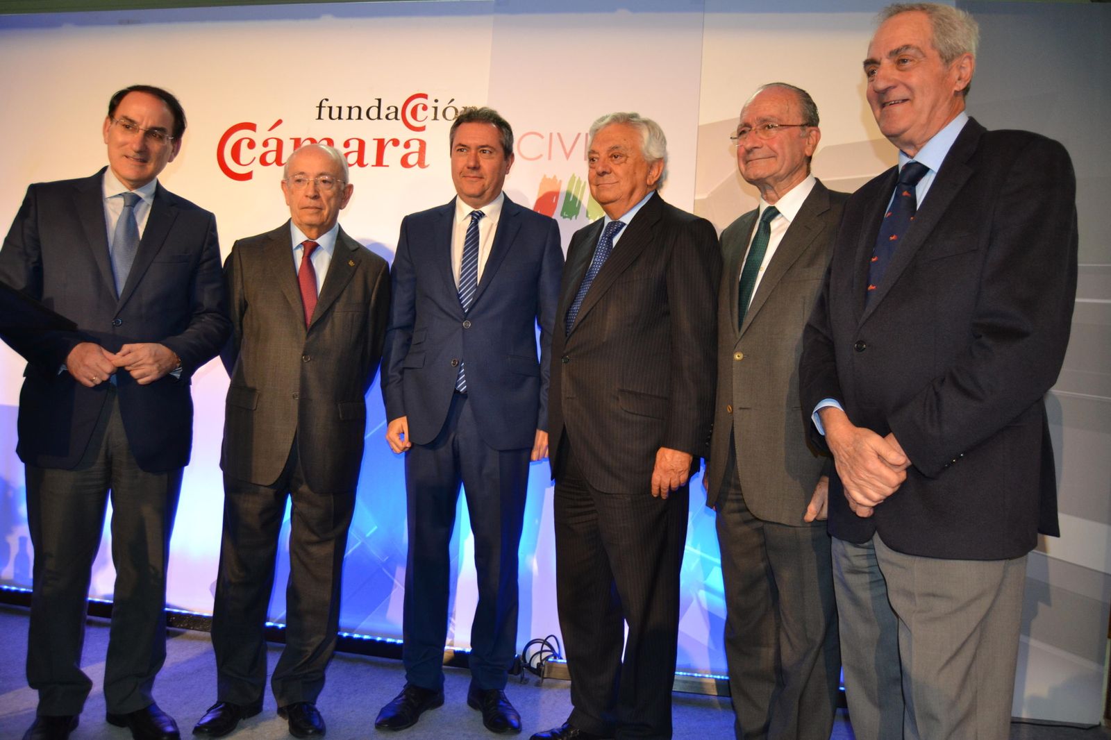 Javier González de Lara, Manuel del Valle, Juan Espadas, Francisco Herrero, Francisco de la Torre y Luis Merino