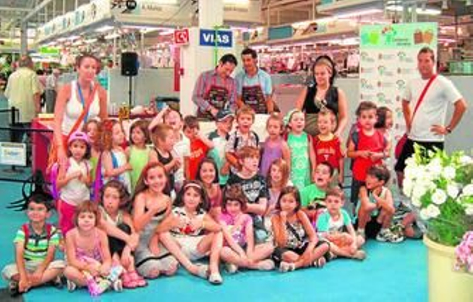 Los participantes en esta primera actividad, con el torero Ruiz Manuel al fondo.