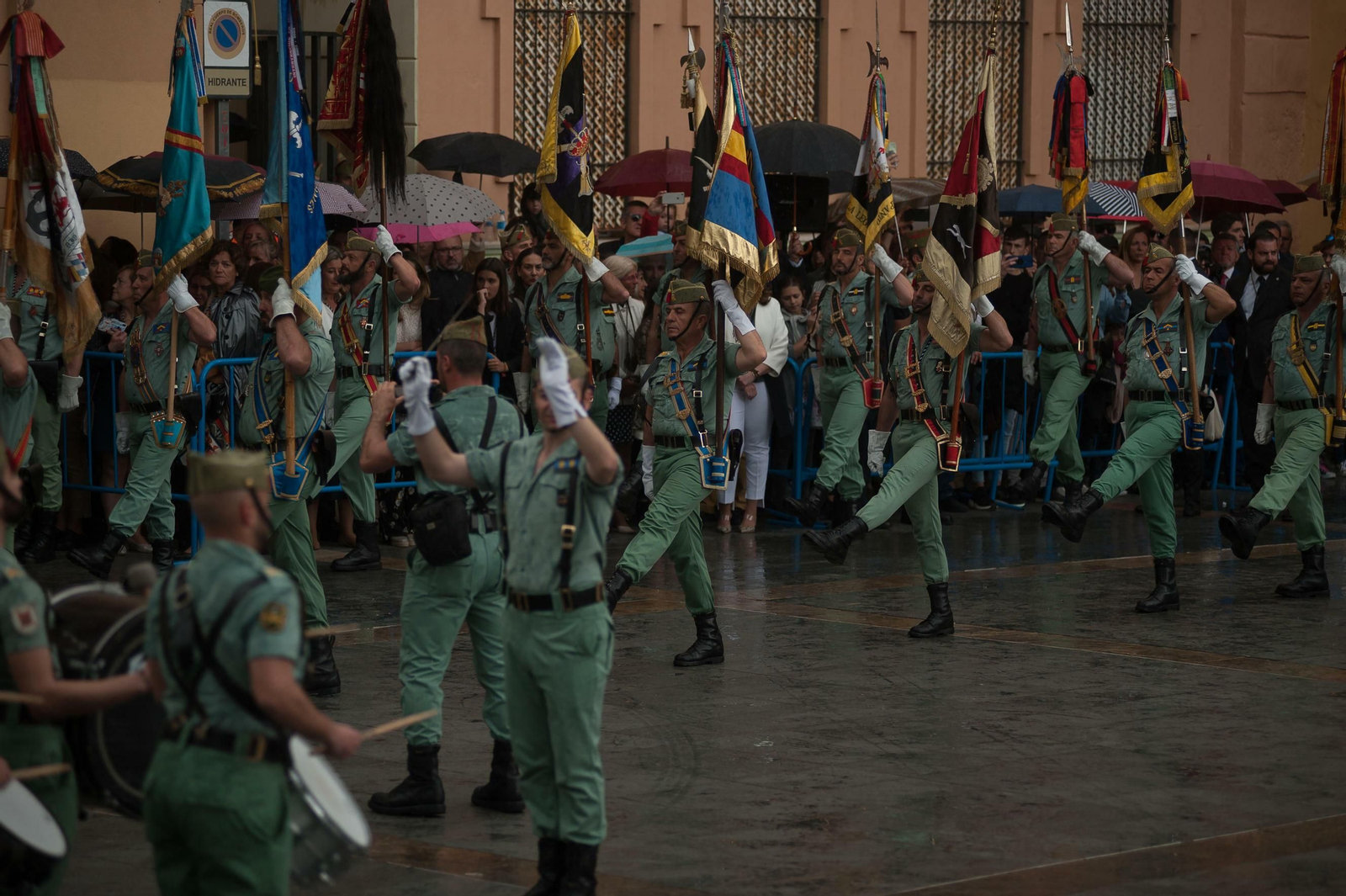 Las fotos del desembarco de la Legión en Málaga