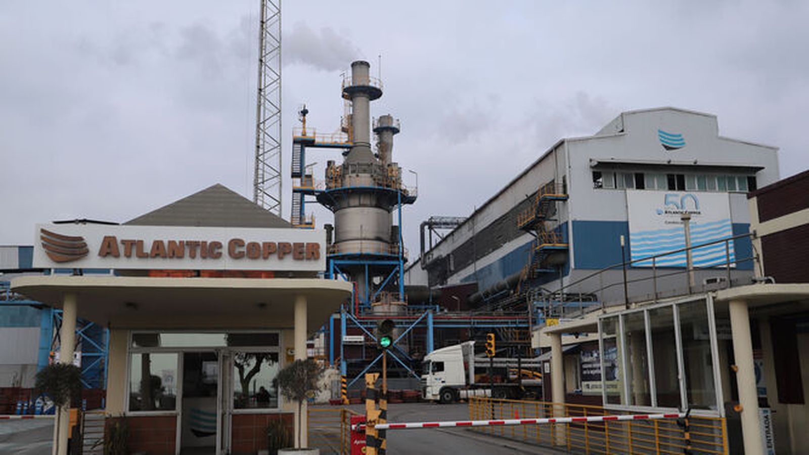 Imagen de la planta de Atlantic Copper.