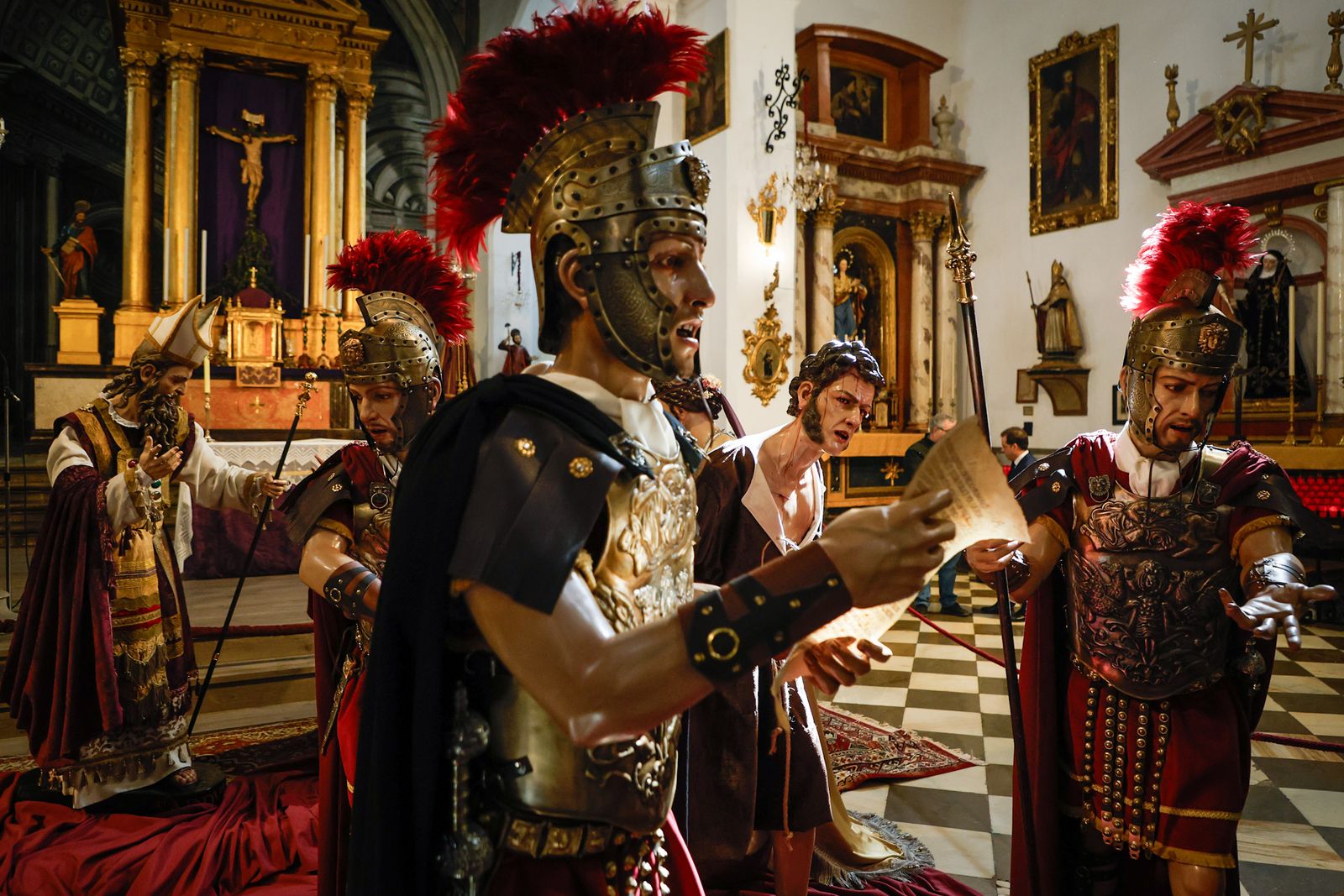 Nuevo conjunto escultórico del paso de misterio de Jesús de la Sentencia de Granada, Cuaresma 2026