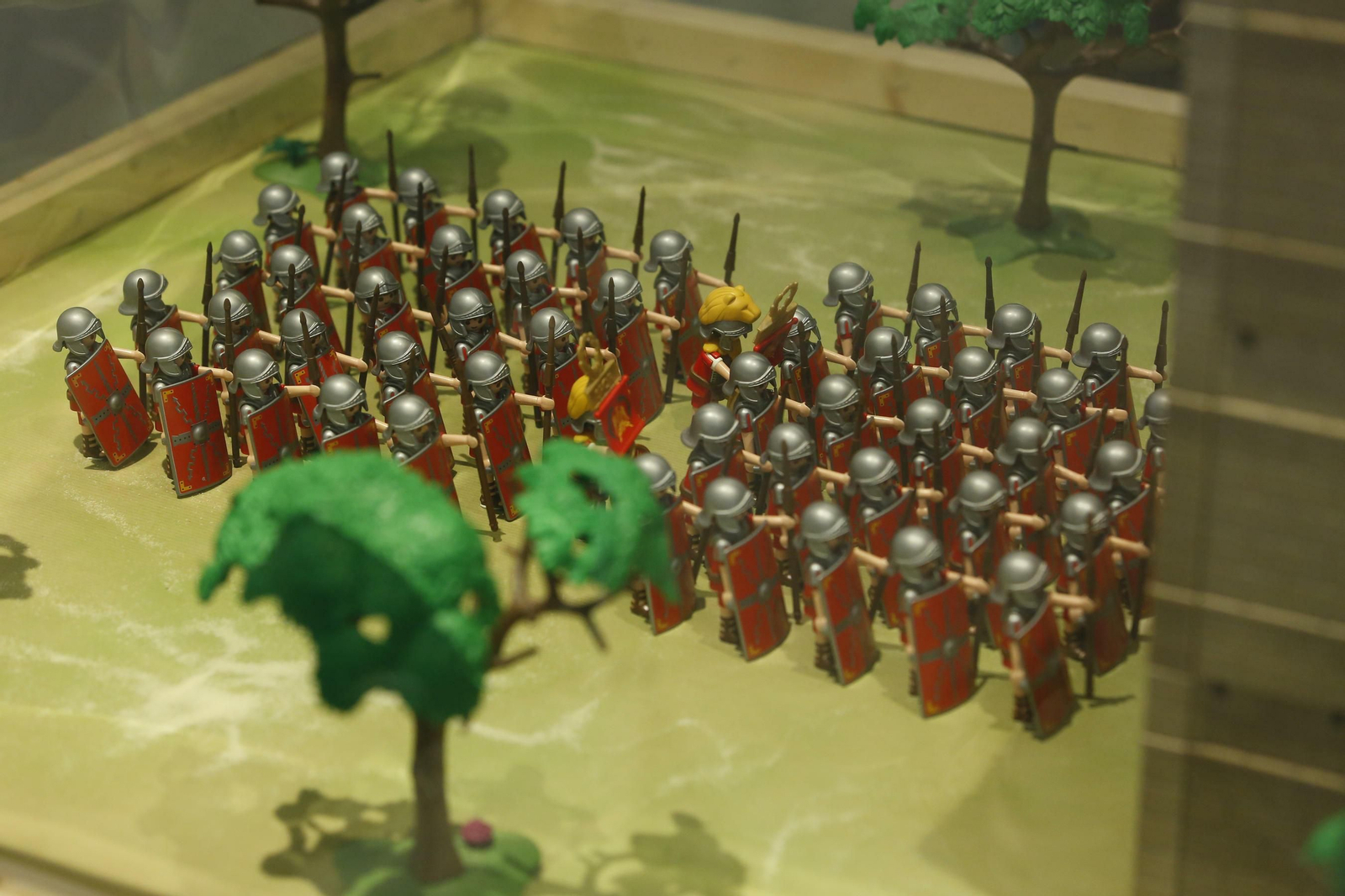 Imágenes del belén de figuras de playmobil de Granada