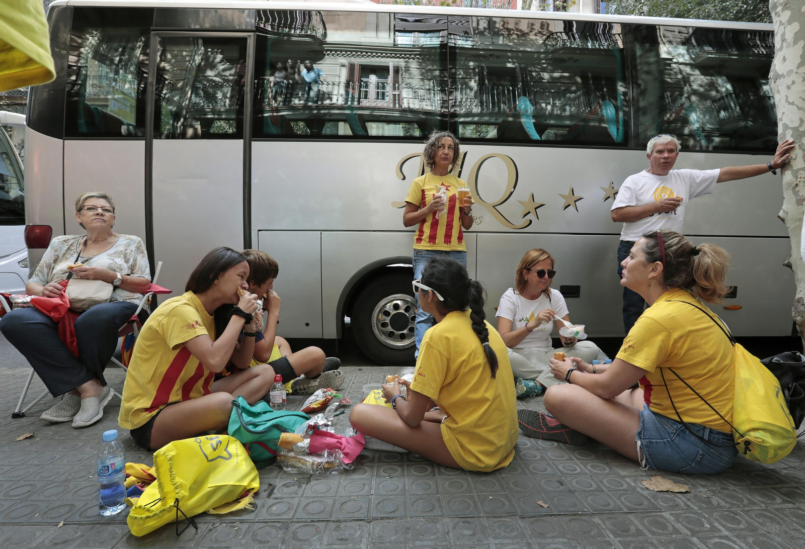 La manifestación independentista de la Diada, en imágenes