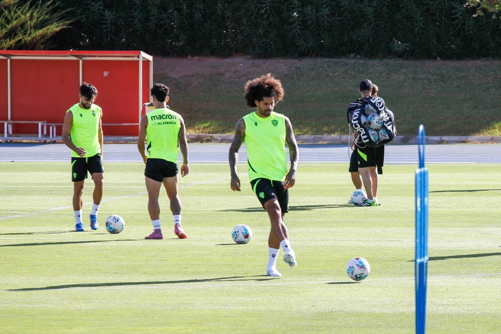 Aridane ha completado este martes su primer entrenamiento como rojiblanco