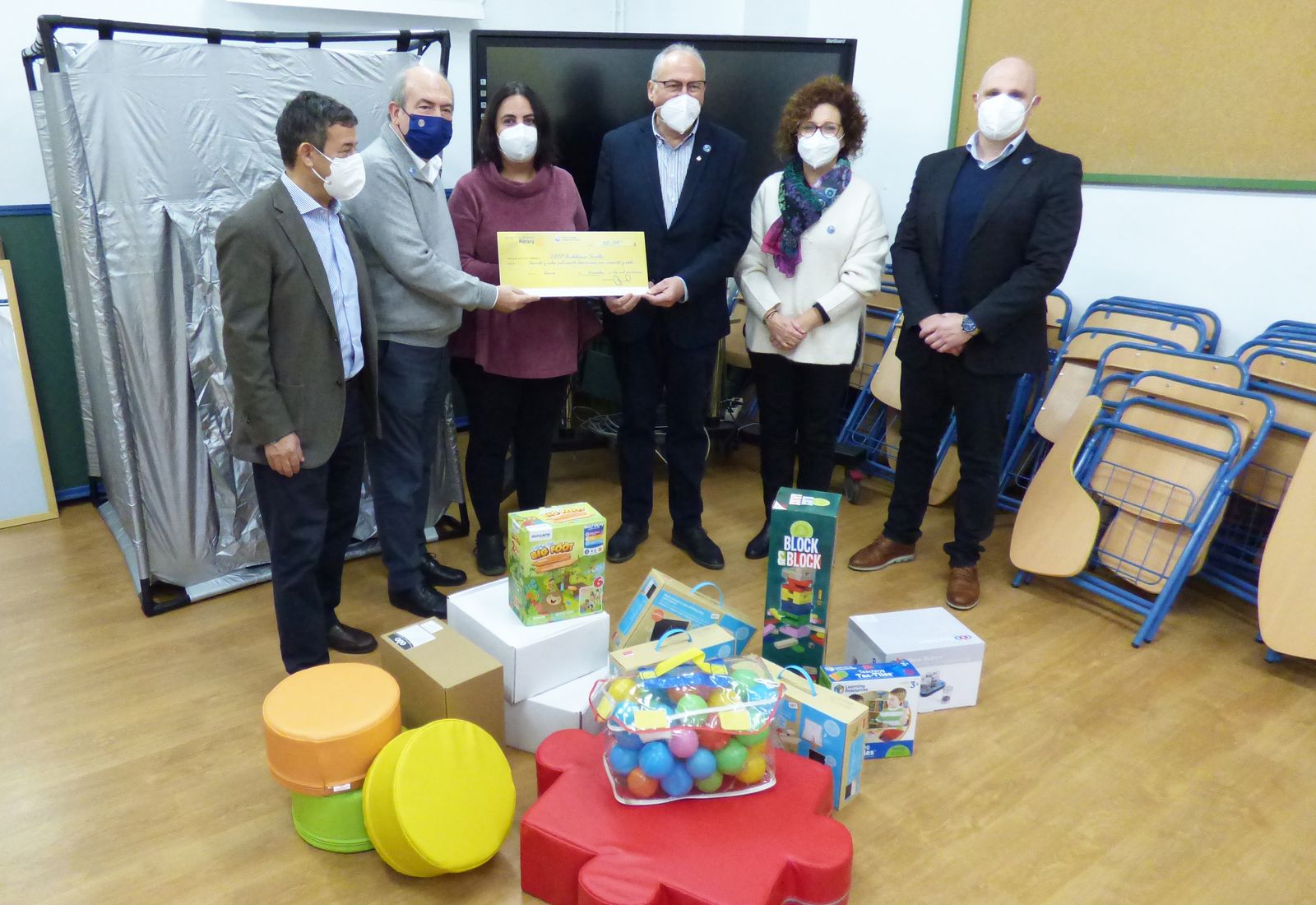 Rotary Club colabora con el CEIP Andalucía para potenciar el desarrollo de los alumnos