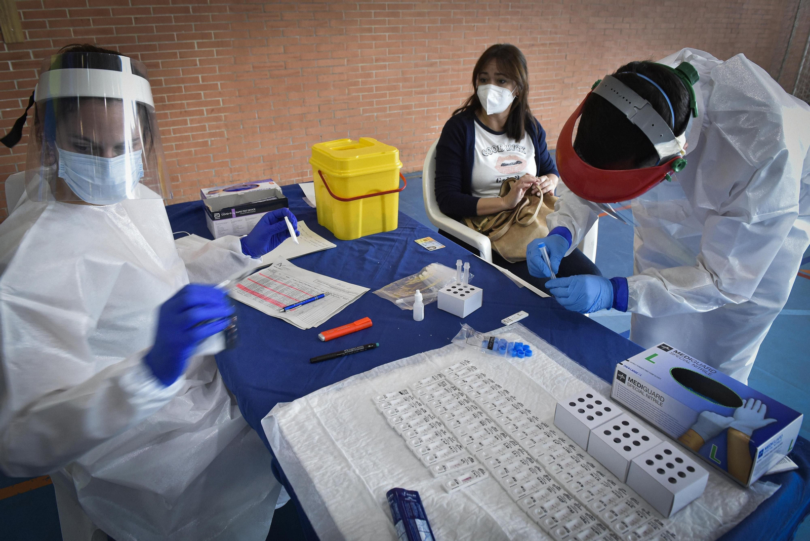 Dispostivo para un cribado poblacional en un municipio de Sevilla.