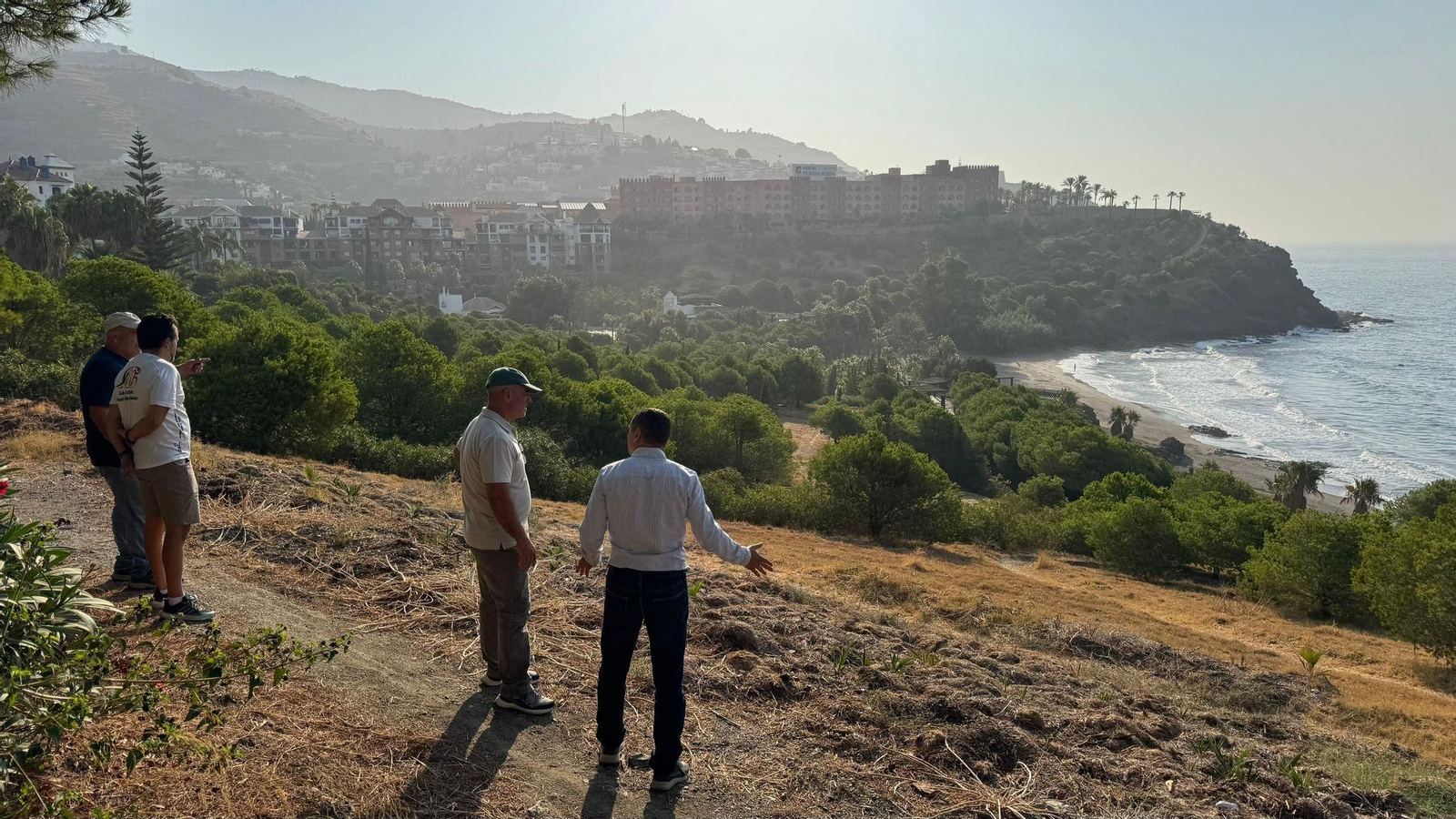 Imagen del Parque El Mediterráneo de Almuñécar.